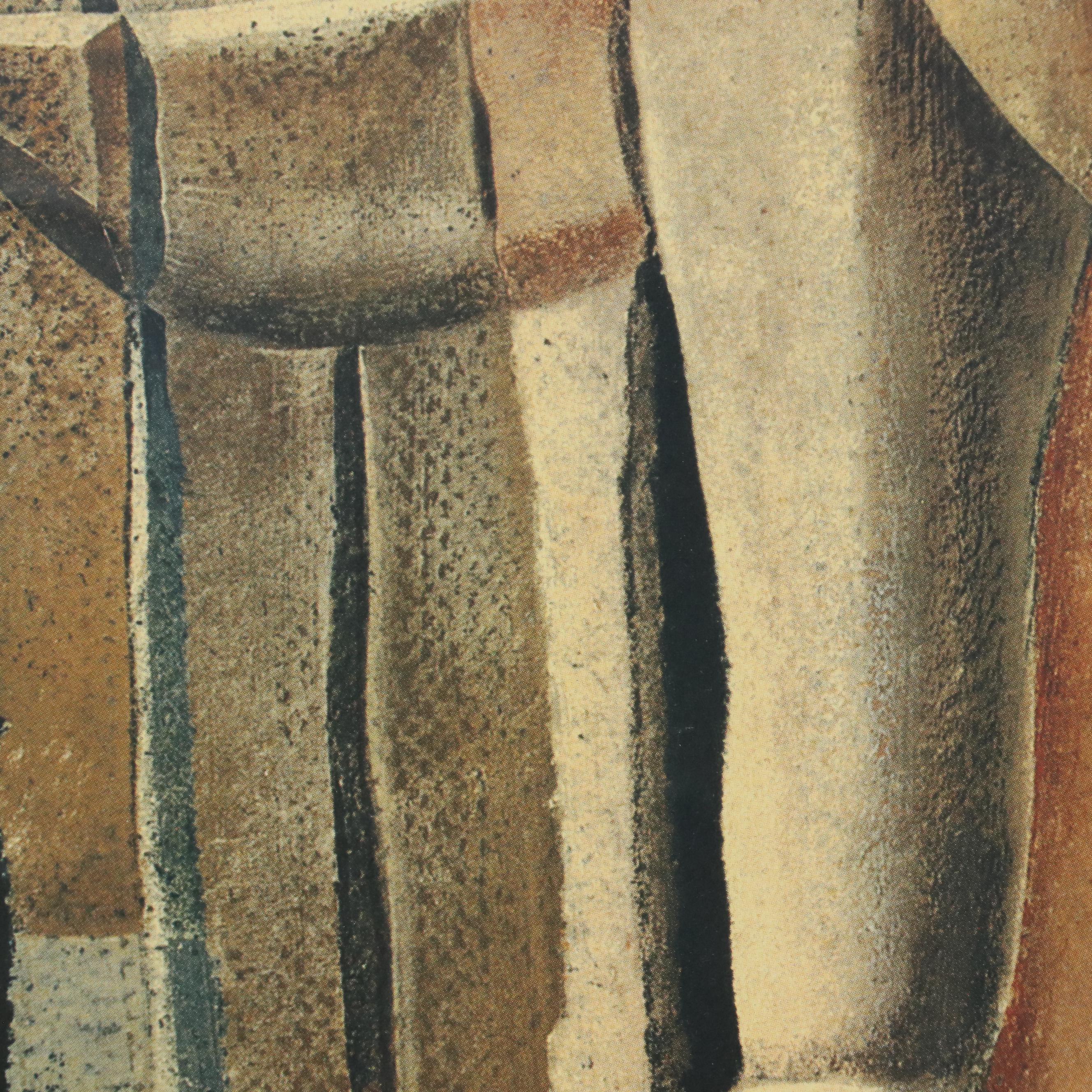 Kunstmuseum Luzern Offset Lithograph Exhibitons Poster for Max Von Moos, 1984