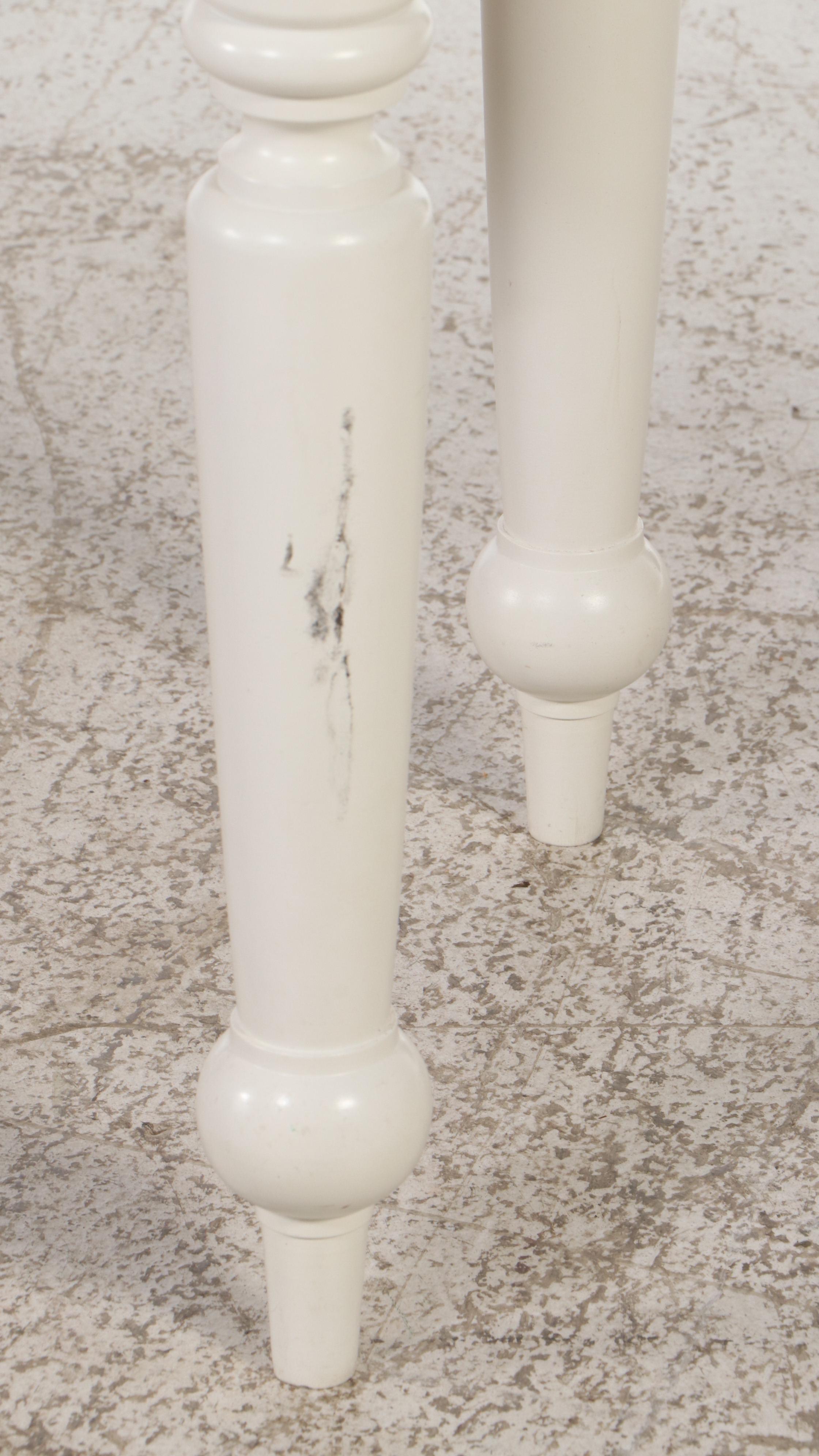 Shaker Style Natural Wood and Painted Hutch