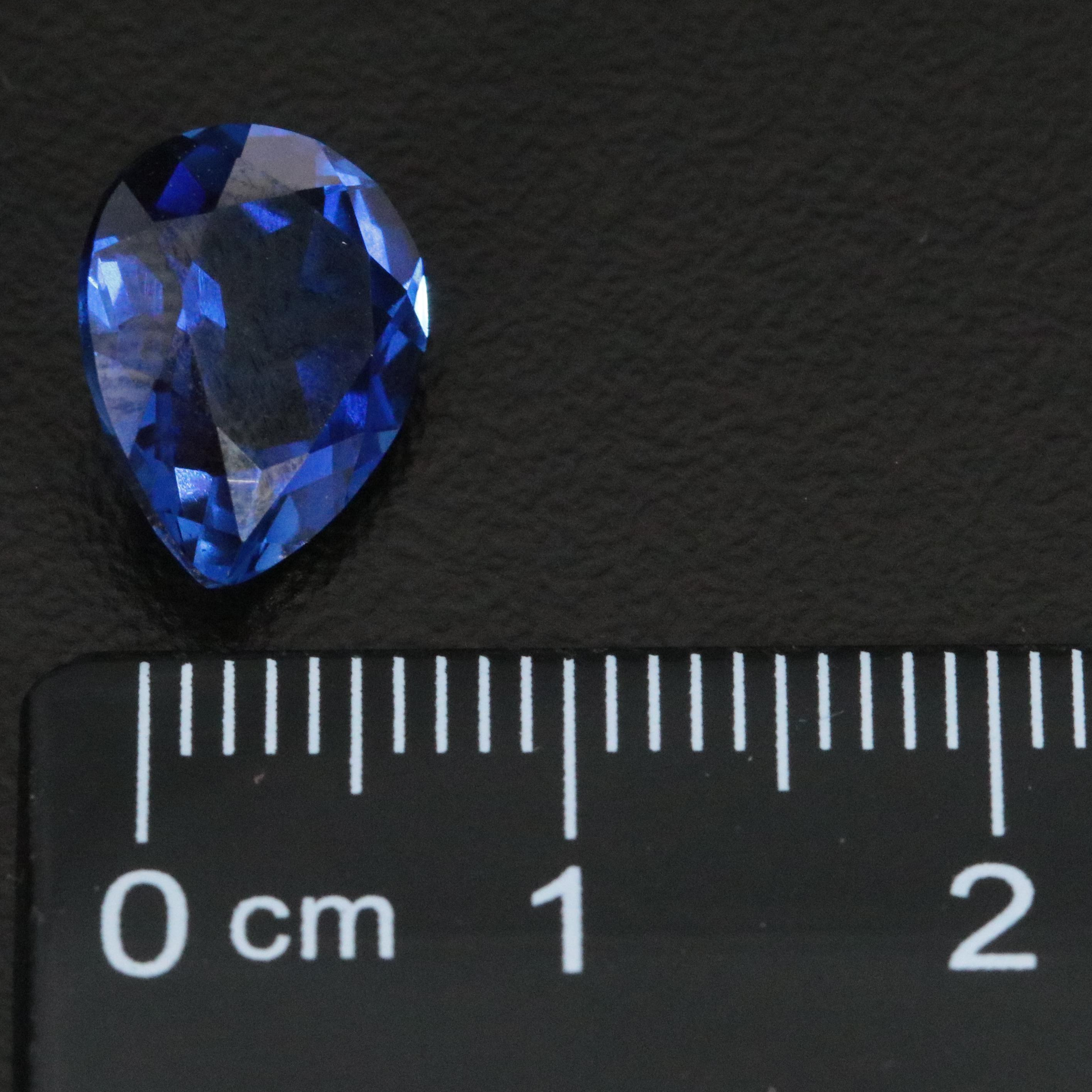 Loose 4.49 CT Lab Grown Sapphire