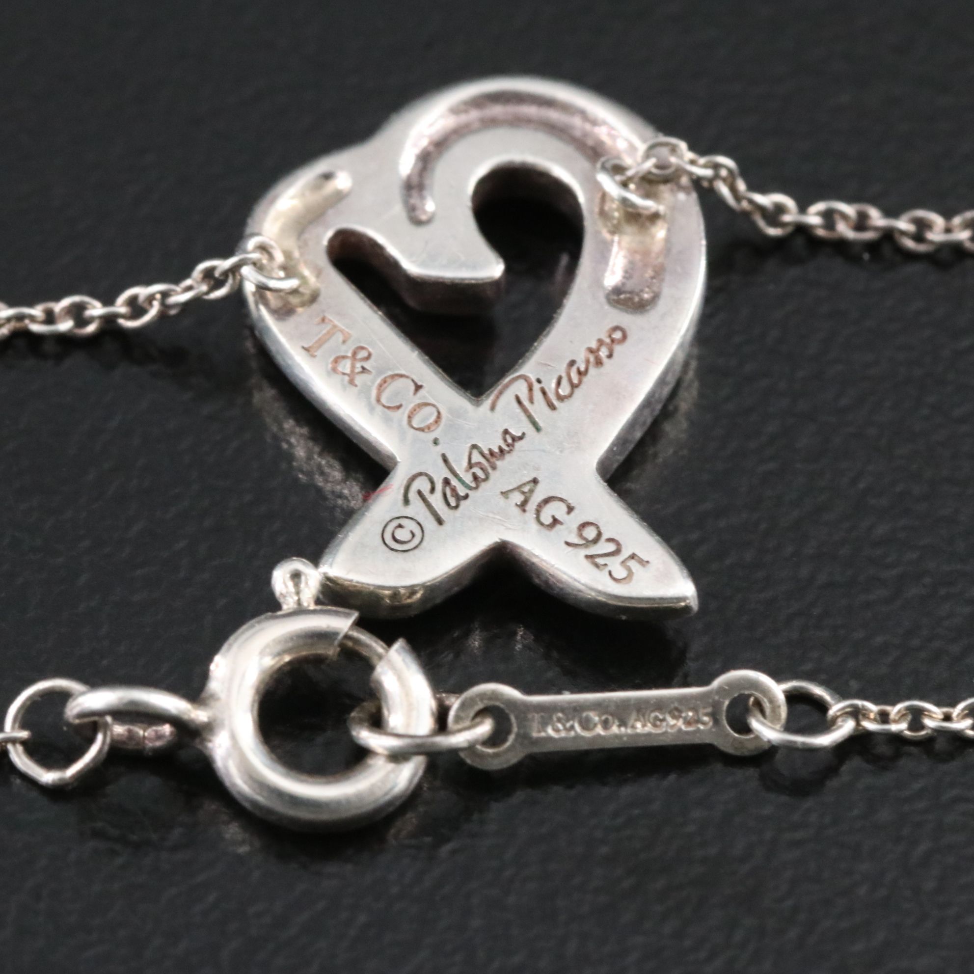 Paloma Picasso for Tiffany & Co. Loving Heart Sterling Necklace
