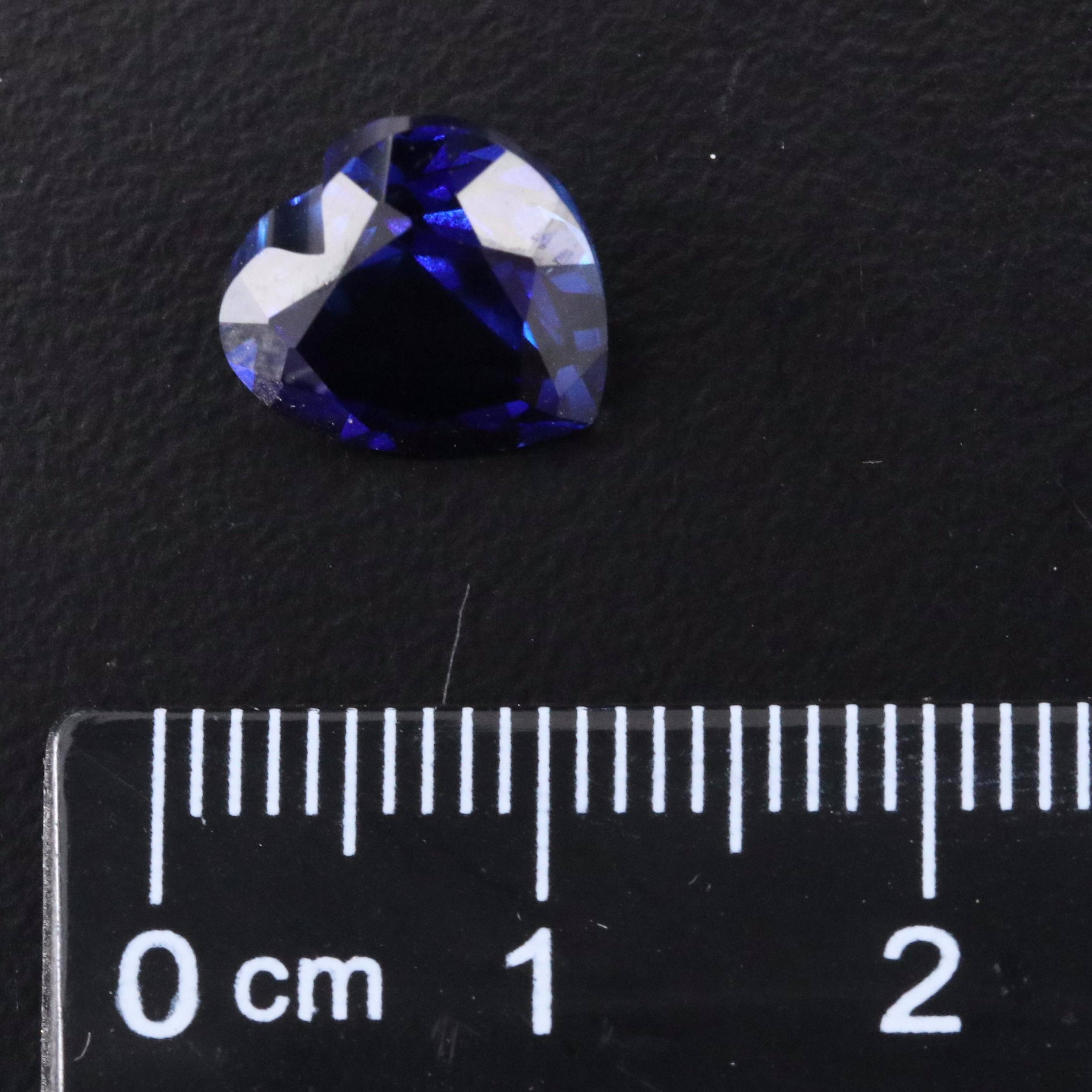 Loose 4.83 CT Lab Grown Sapphire