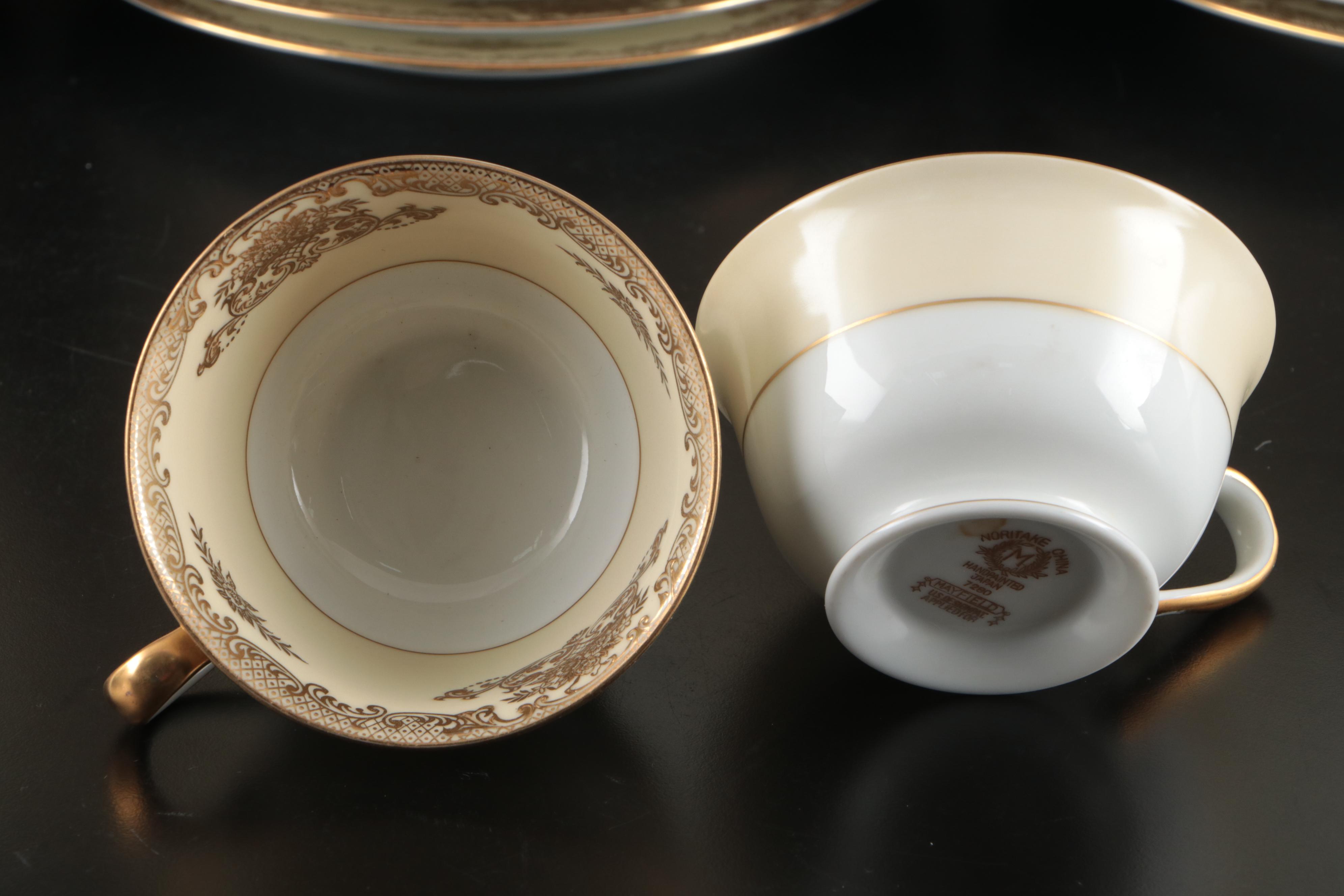 Noritake "Mayfield" Porcelain Dinnerware and Serving Pieces, 1947–1952