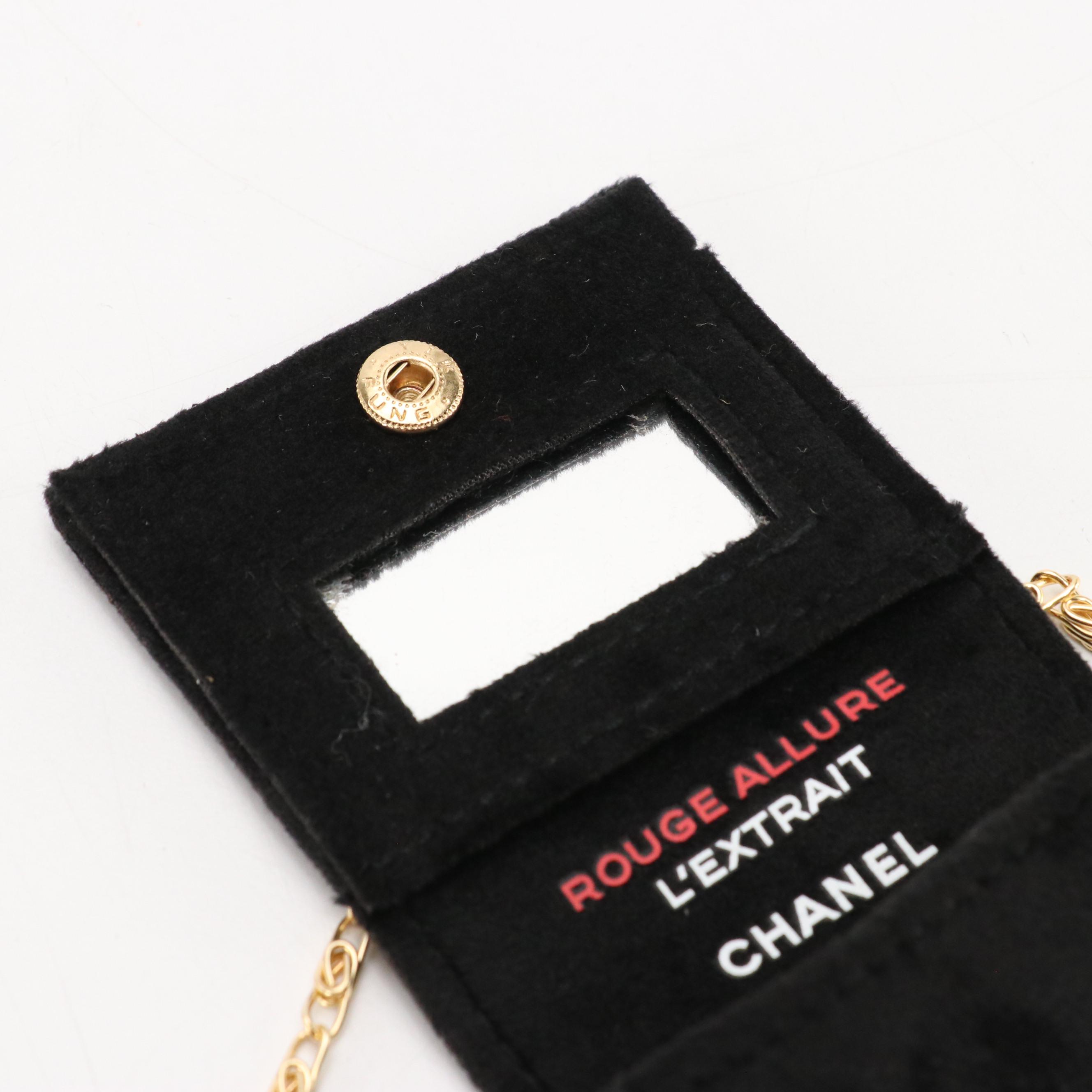 Chanel Makeup Promotional "Rouge Allure L'Extrait" Lipstick Pouch