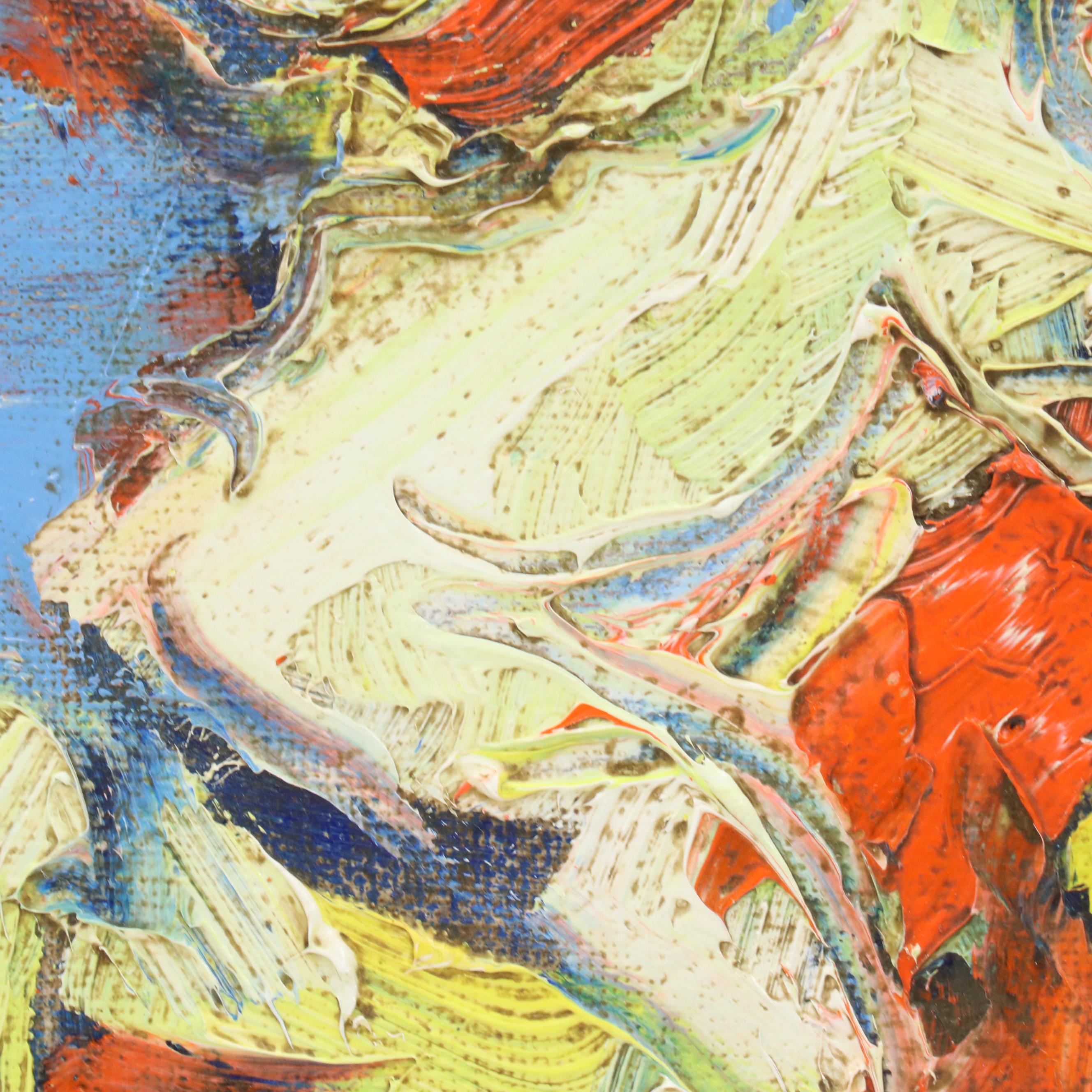 Serguei Novitchkov Stylized Figural Oil Painting "Three Graces," 2023