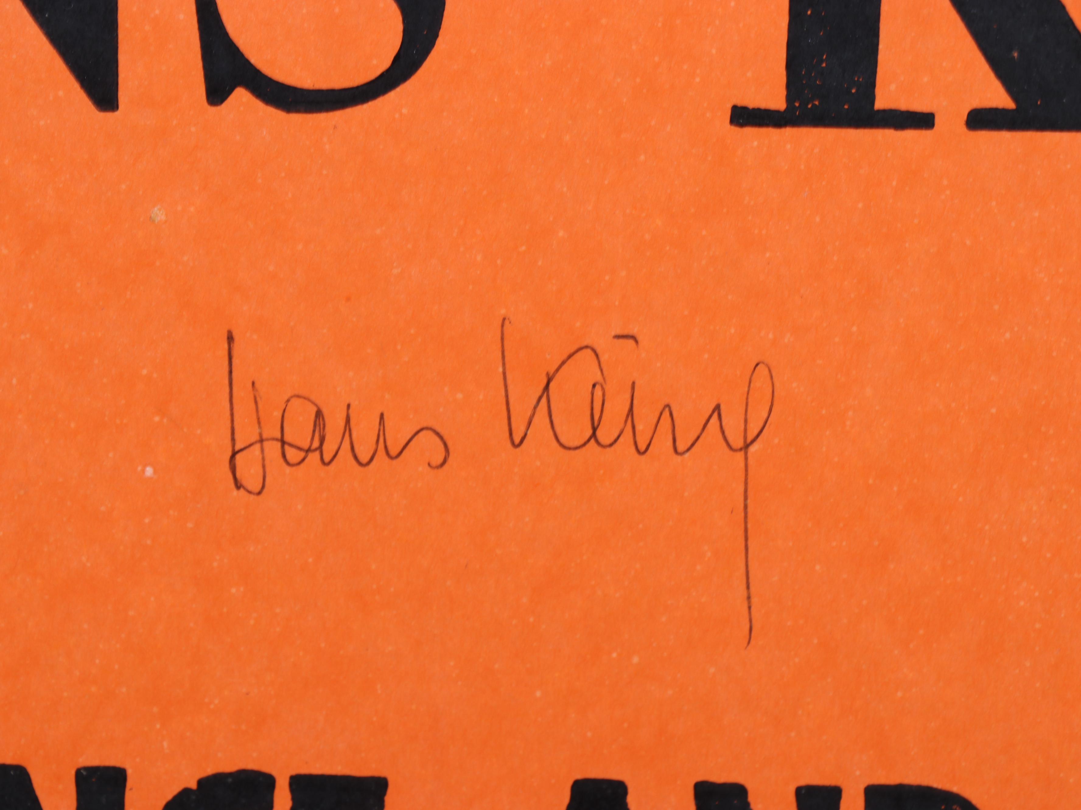 Vincent Price and Hans Küng Signed Posters, Mid to Late 20th Century