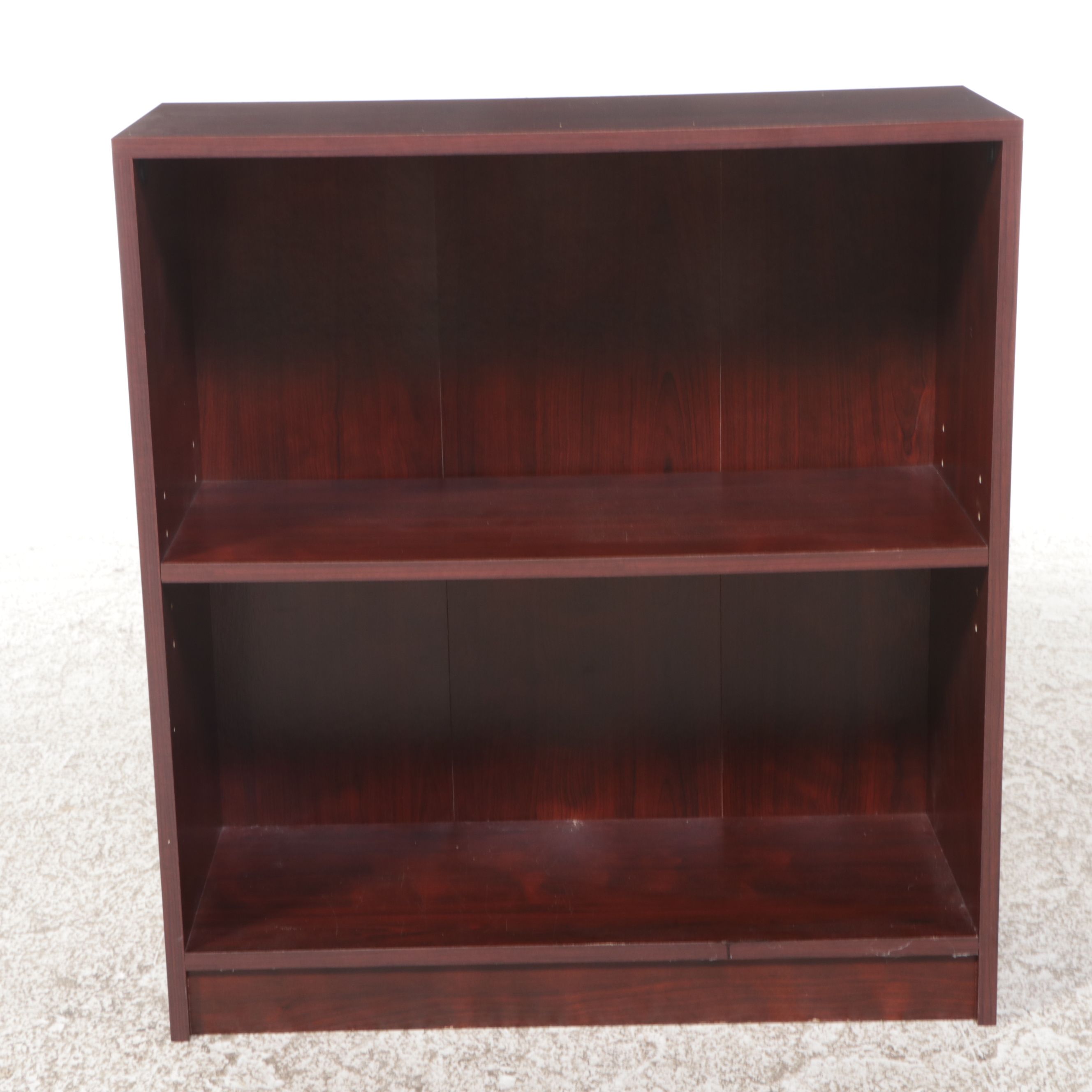 Contemporary Mahogany Finished Wooden Bookcase