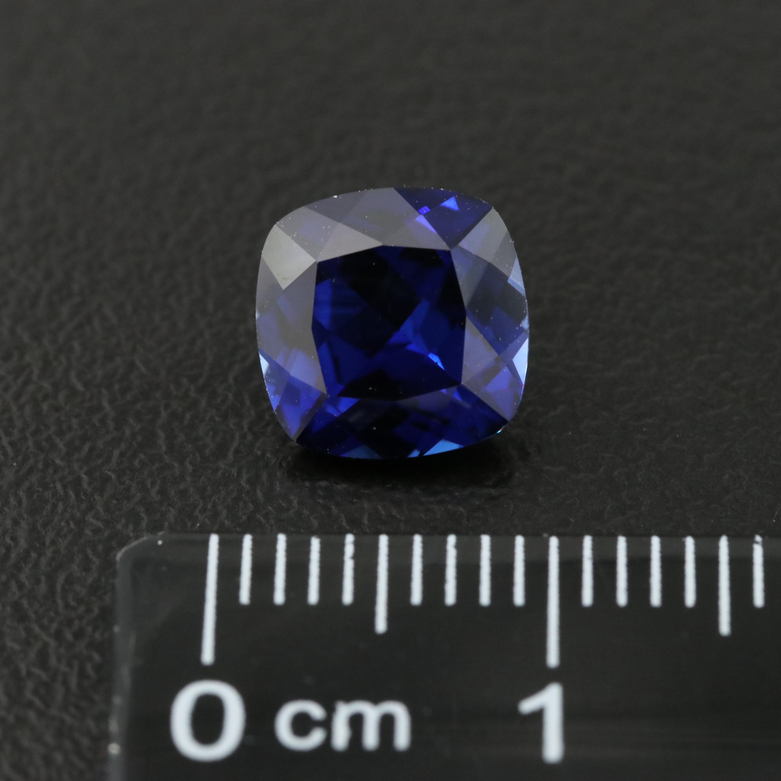 Loose 2.87 CT Lab Grown Sapphire