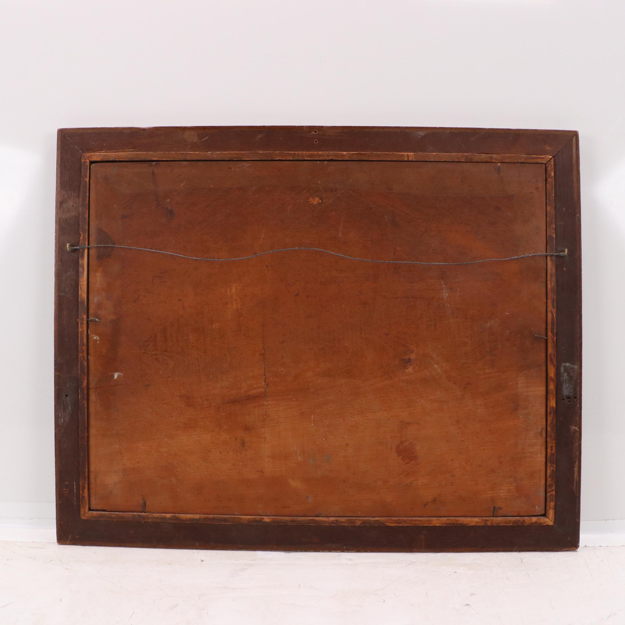 Maritime Oil Painting, Early 20th Century