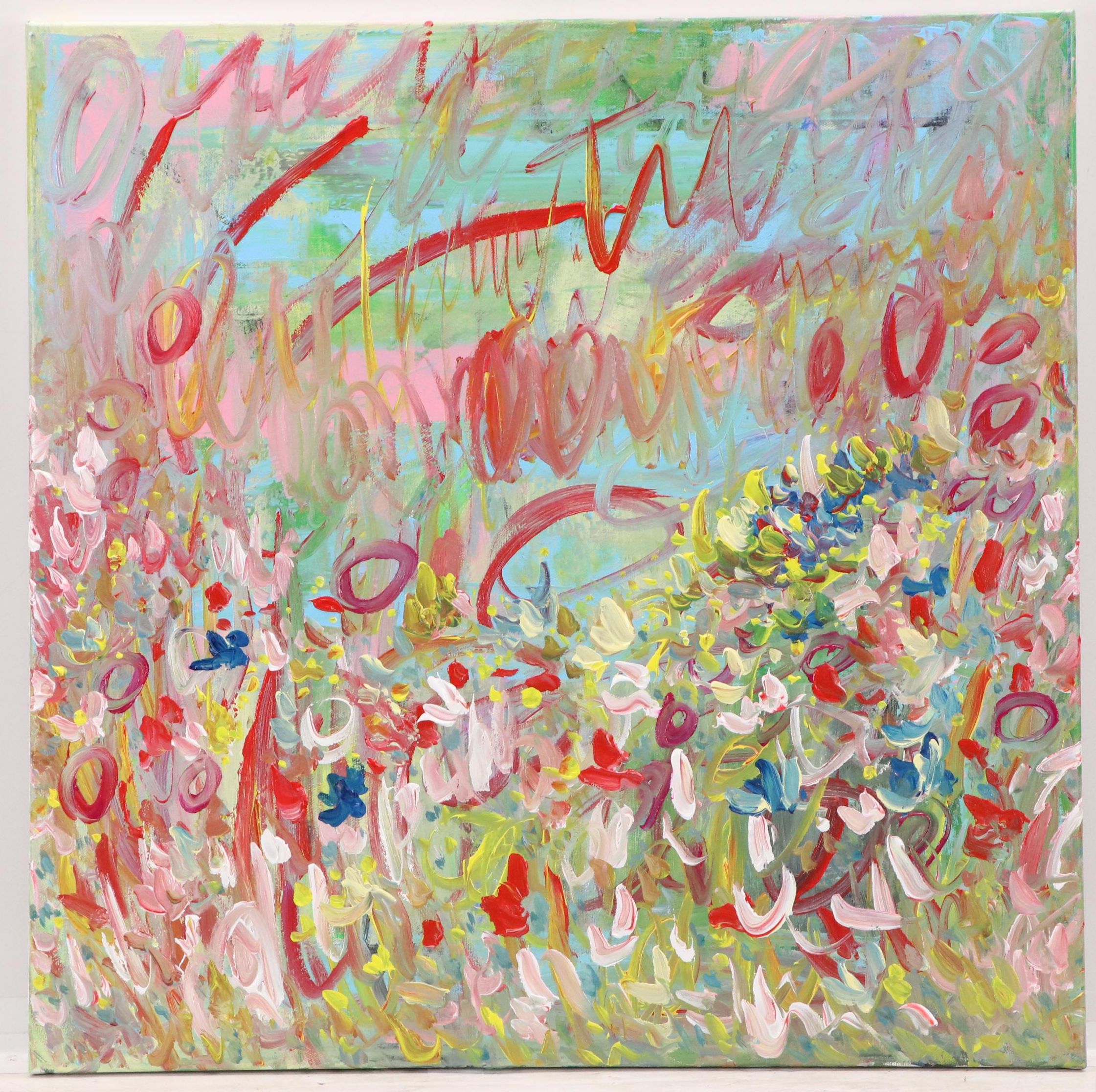 Saul Gefen Abstract Acrylic Painting, 2025