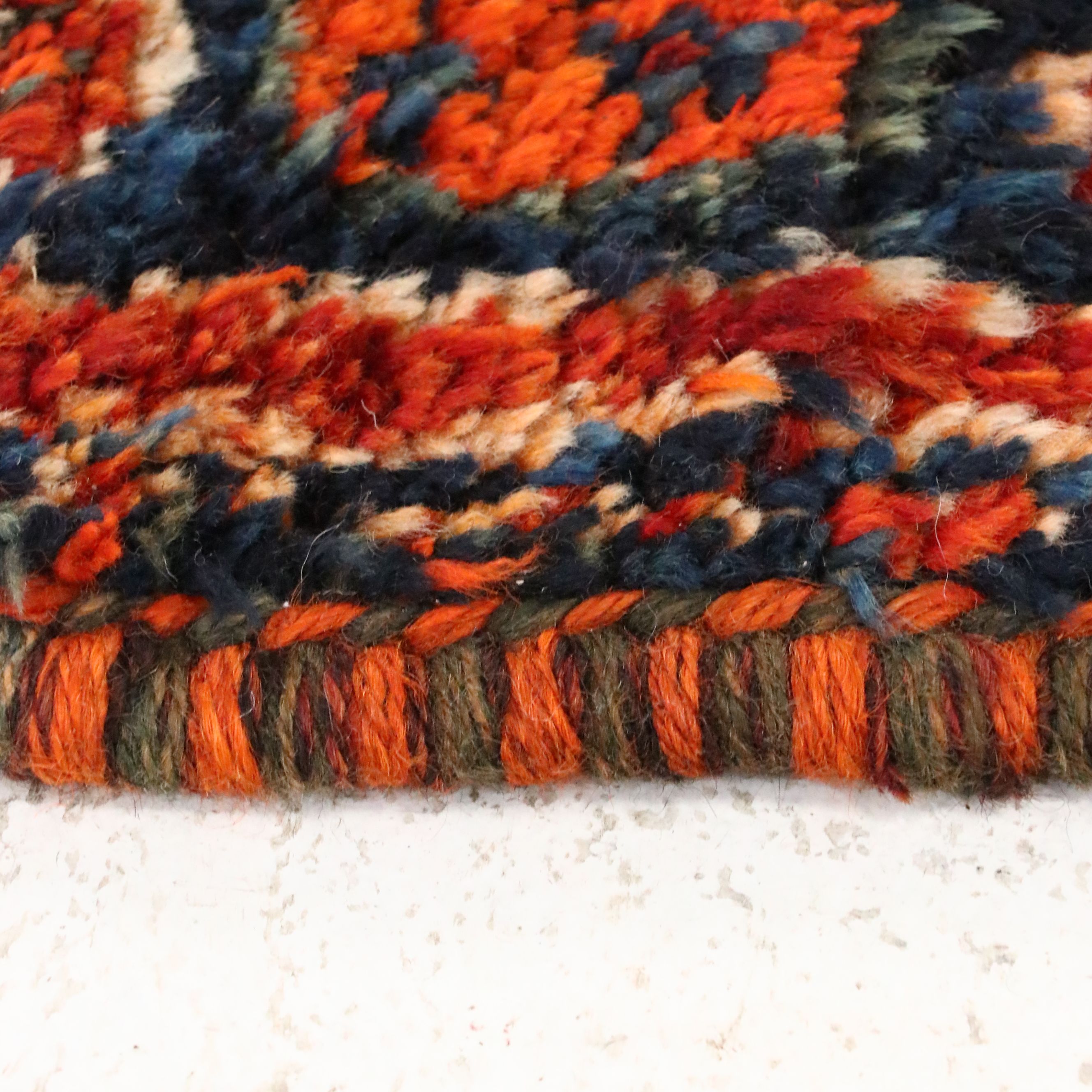 4' x 11' Hand-Knotted Moroccan Berber Long Rug