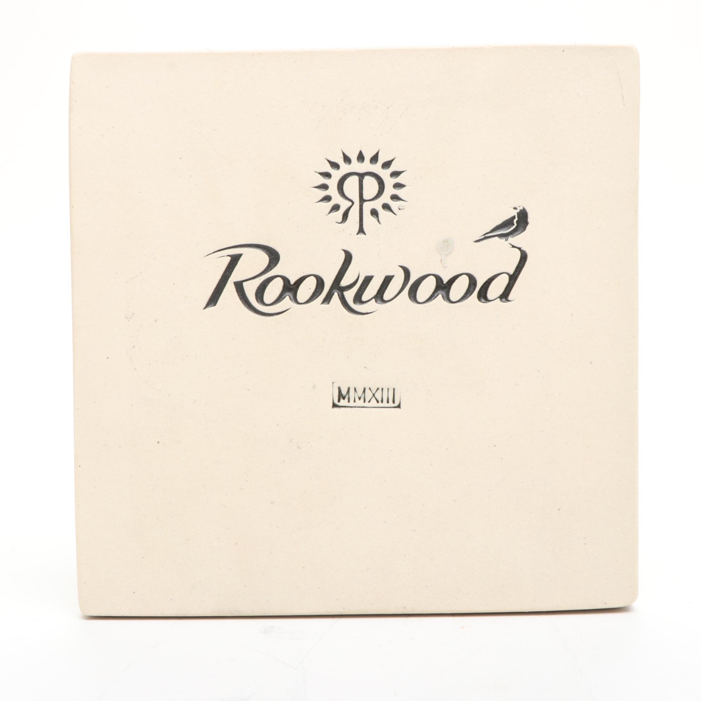 Rookwood Bird in Flight Decorative Tile, 21st Century