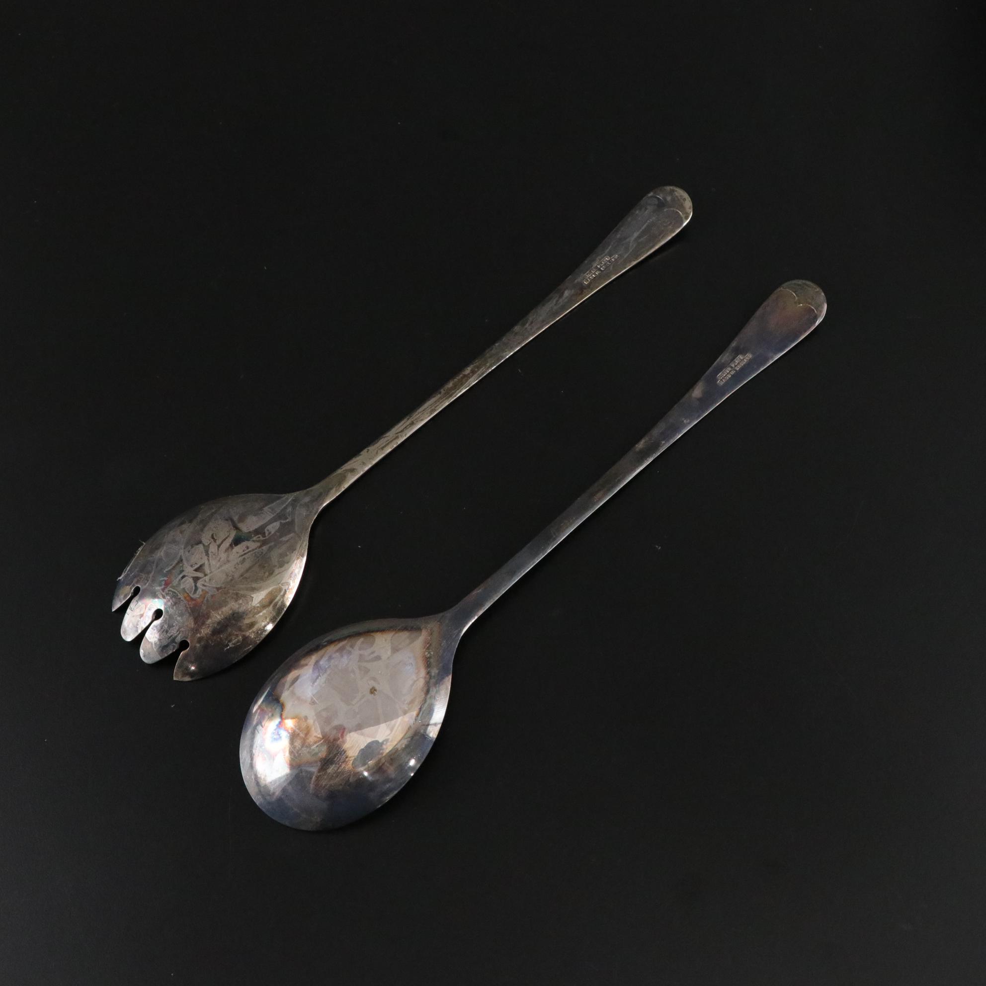 Kirk Pewter "Jefferson" Cups with Commemorative Plates and Silver Plate Items