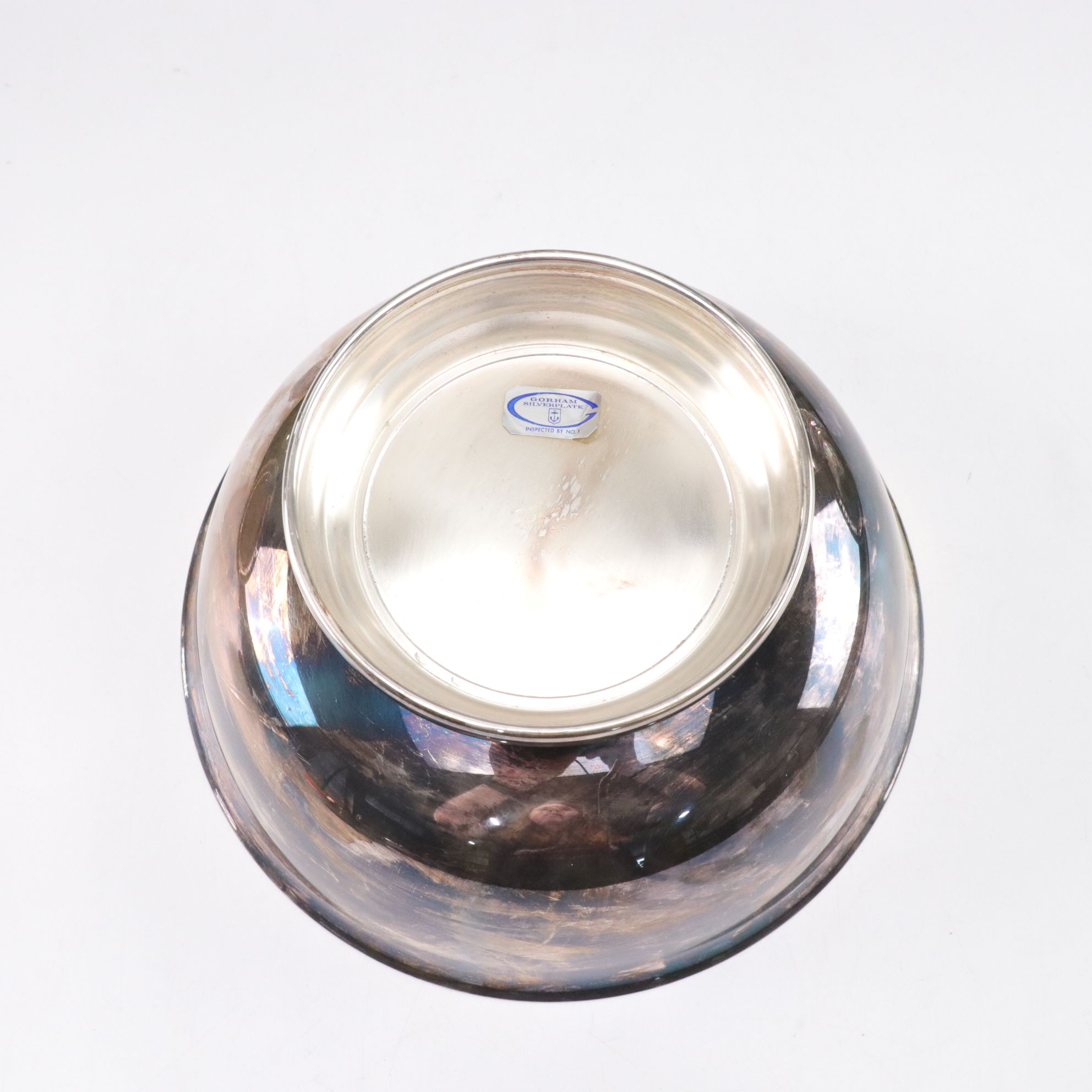 Silver Plate Butter Dish, Salad Bowl & Other Tableware