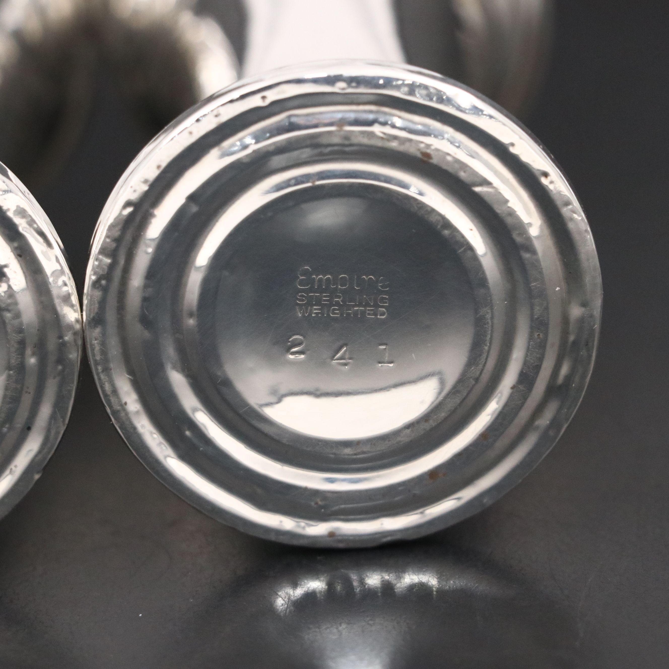 Empire Sterling Shakers, La Pierre Sterling Vanity Lids, and More Sterling Décor