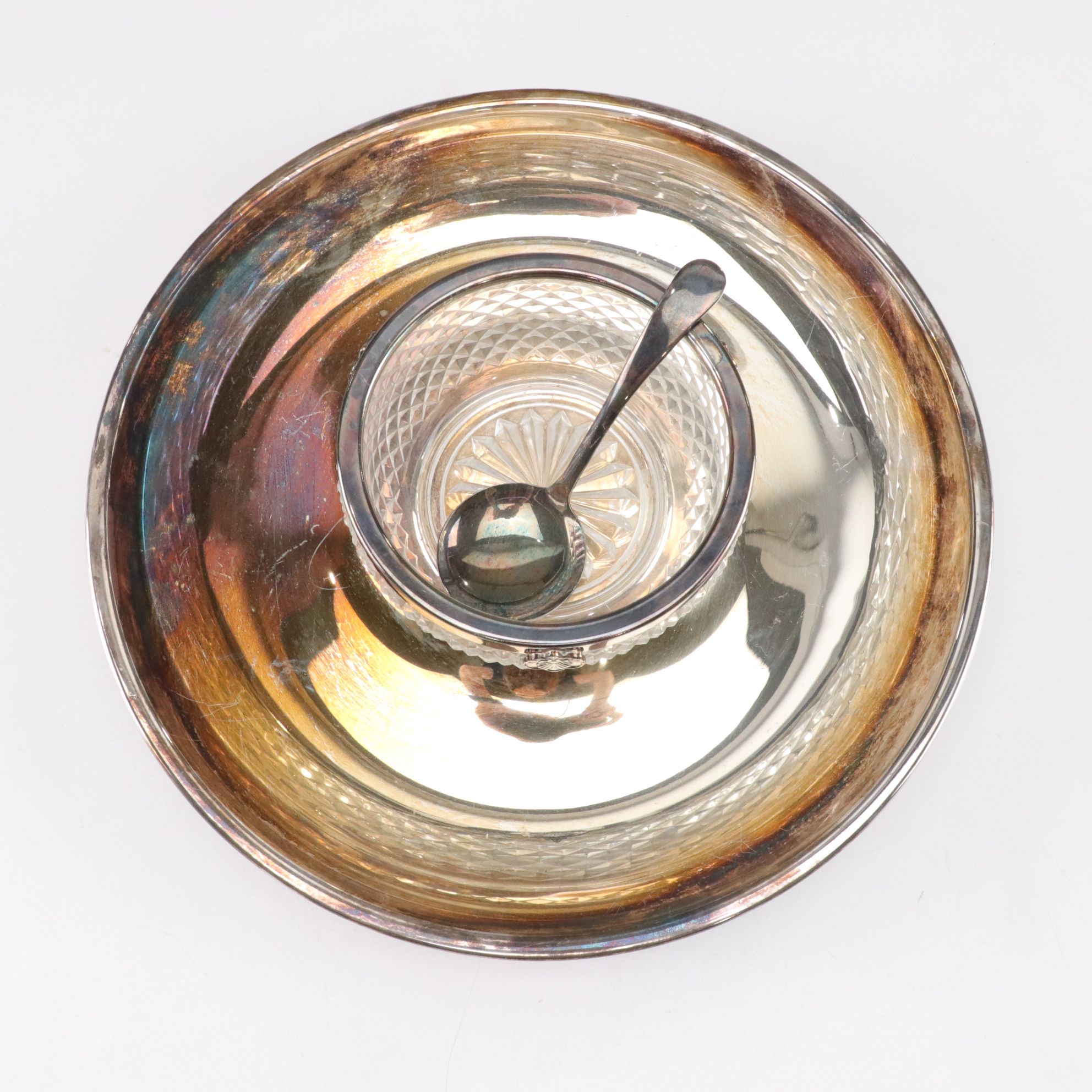 Silver Plate Relish Tray, Hors d'oeuvres Plates & Other Dishware