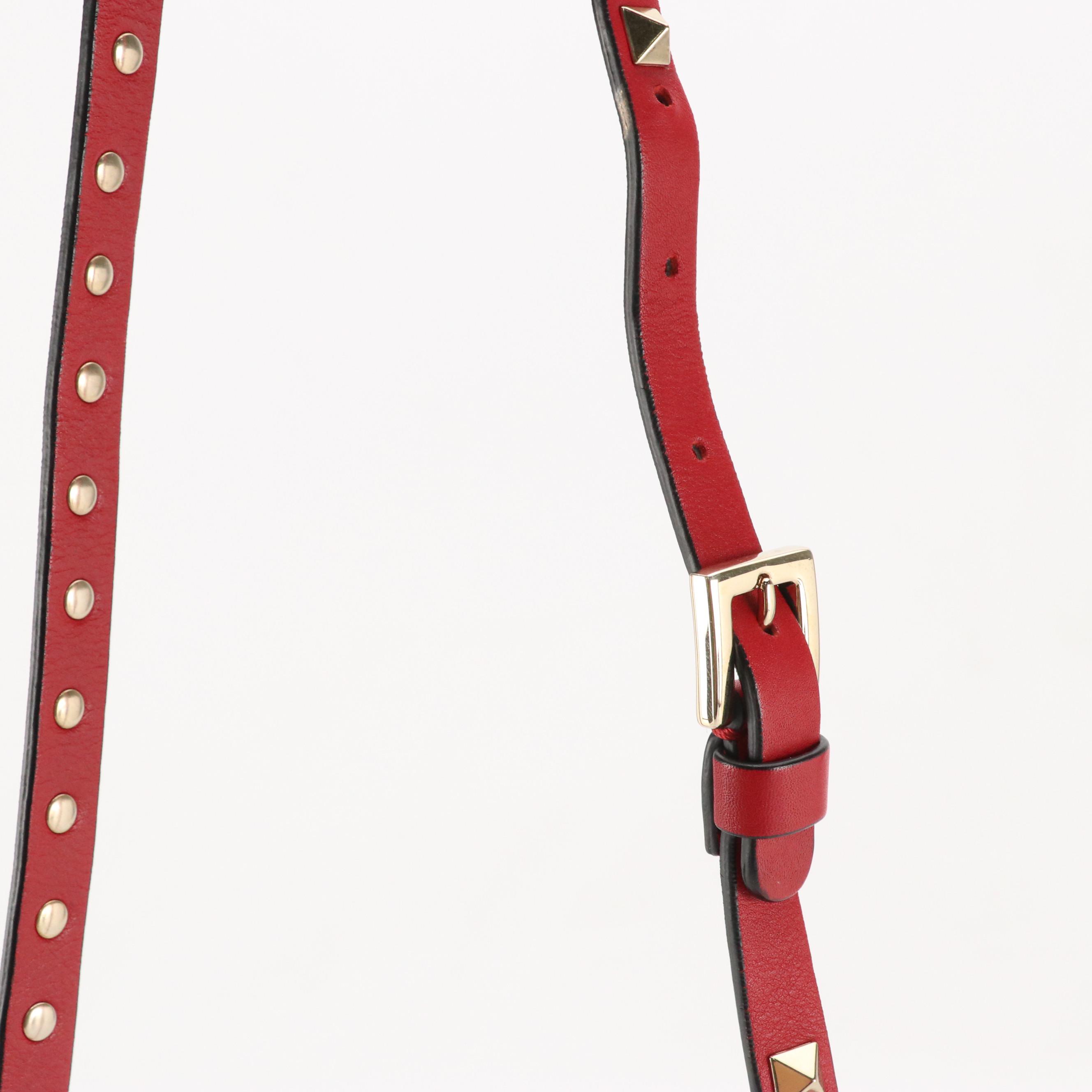 Valentino Garavani Rockstud Crossbody Clutch in Multicolor Calfskin Leather