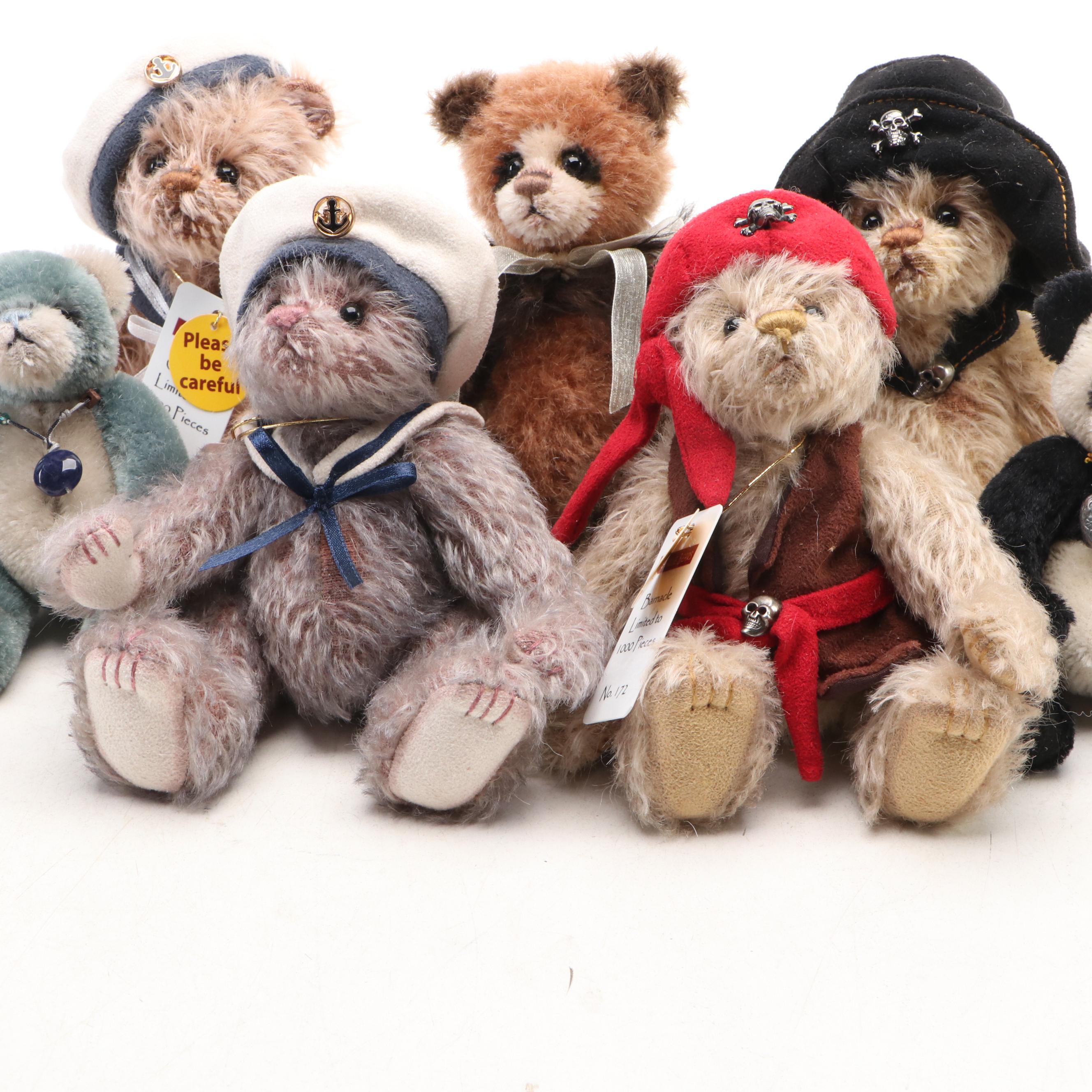 Charlie Bears "Cordelia," "Guardian" and More Miniature Teddy Bears and Penguin