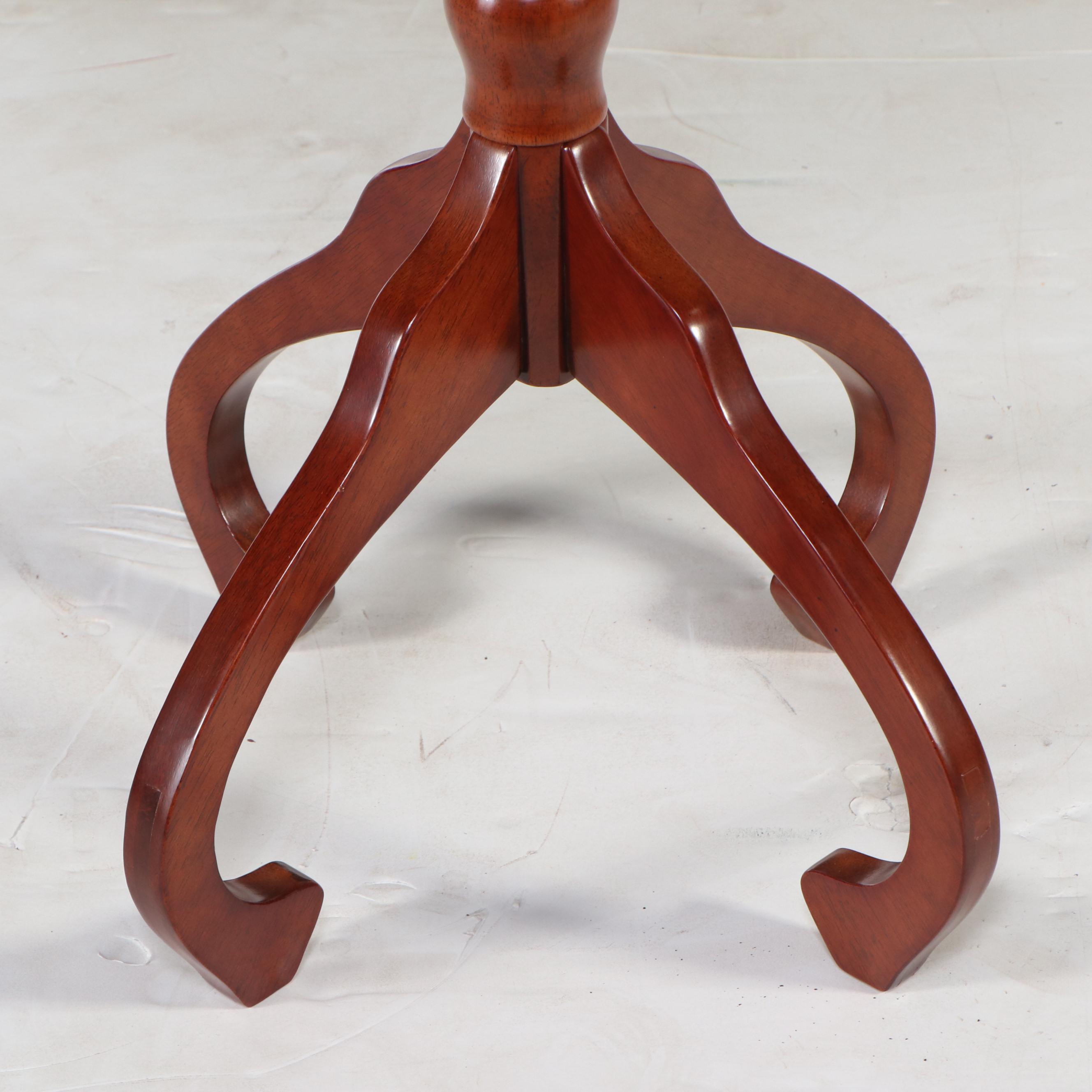 Bombay Company Cherry Round Accent Table, 1996