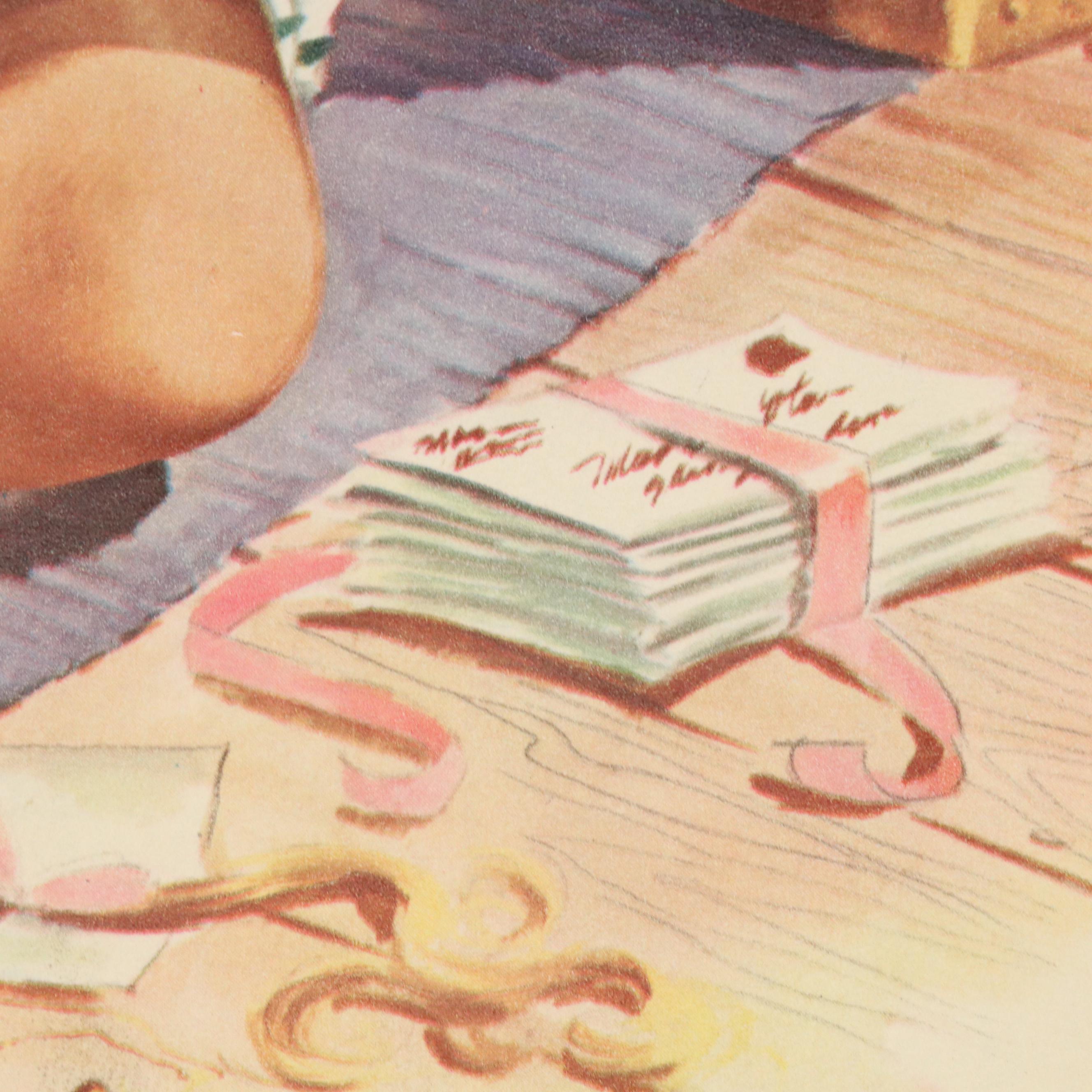 Mid-West Theatre Supply Co. Pin-Up Calendar Page, 1951