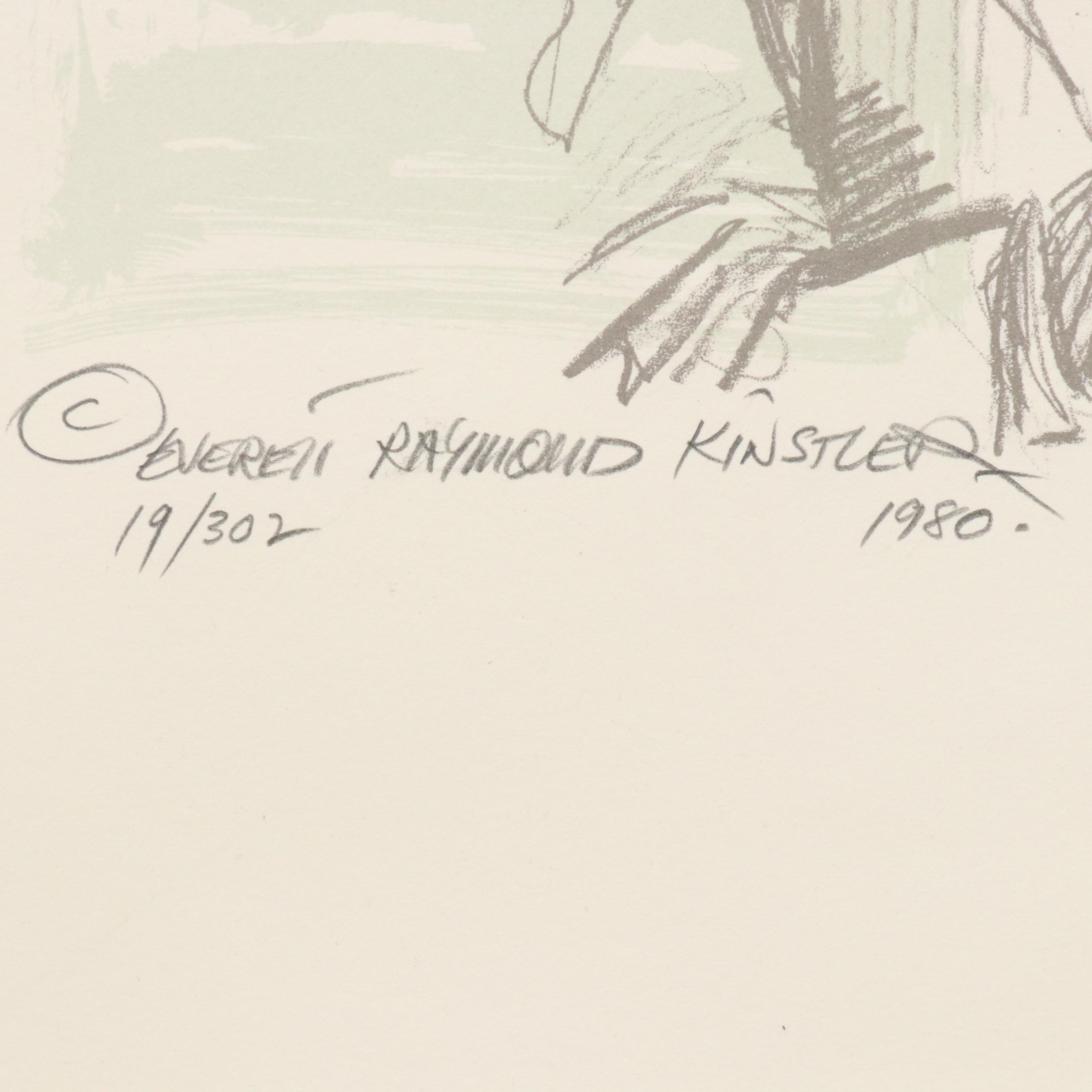 James Cagney Signed Everett Raymond Kinstler Lithograph, 1980