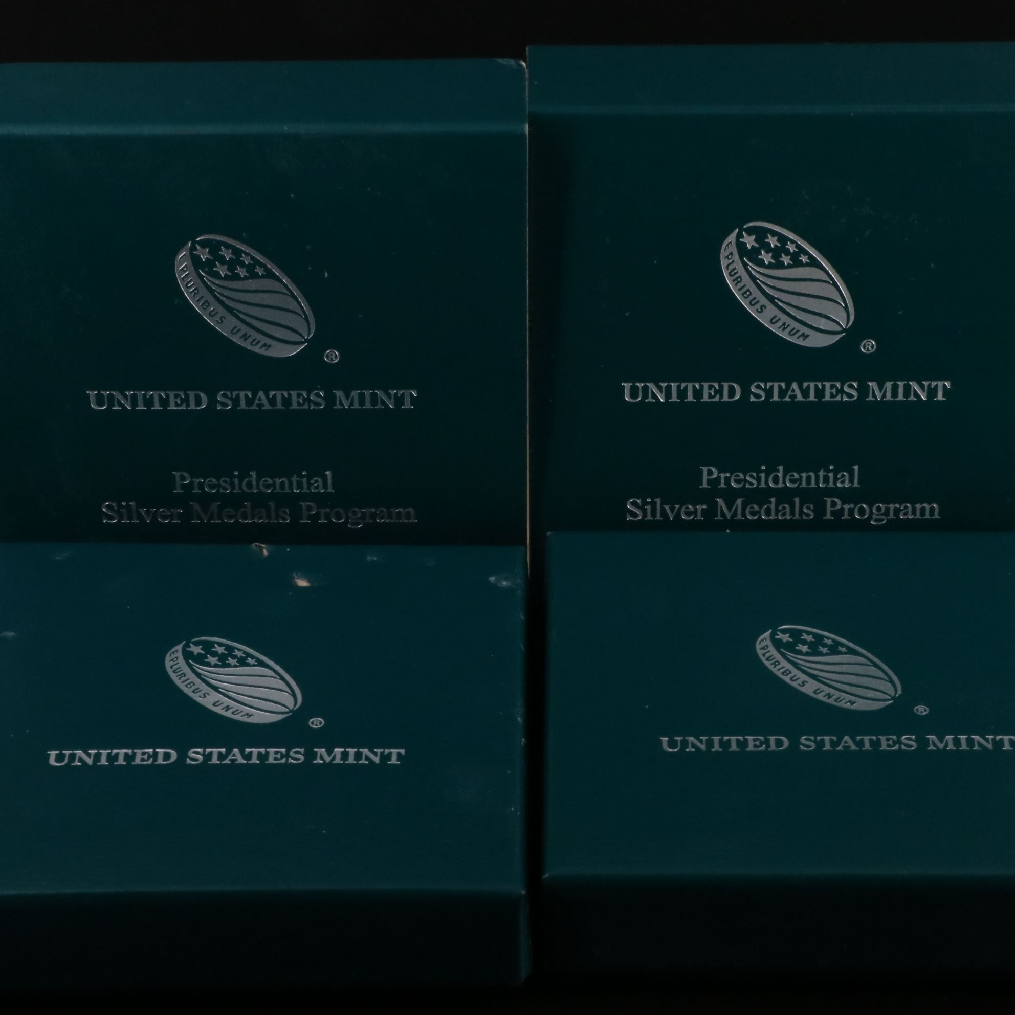 Two .999 Silver Presidential Medals by the United States Mint