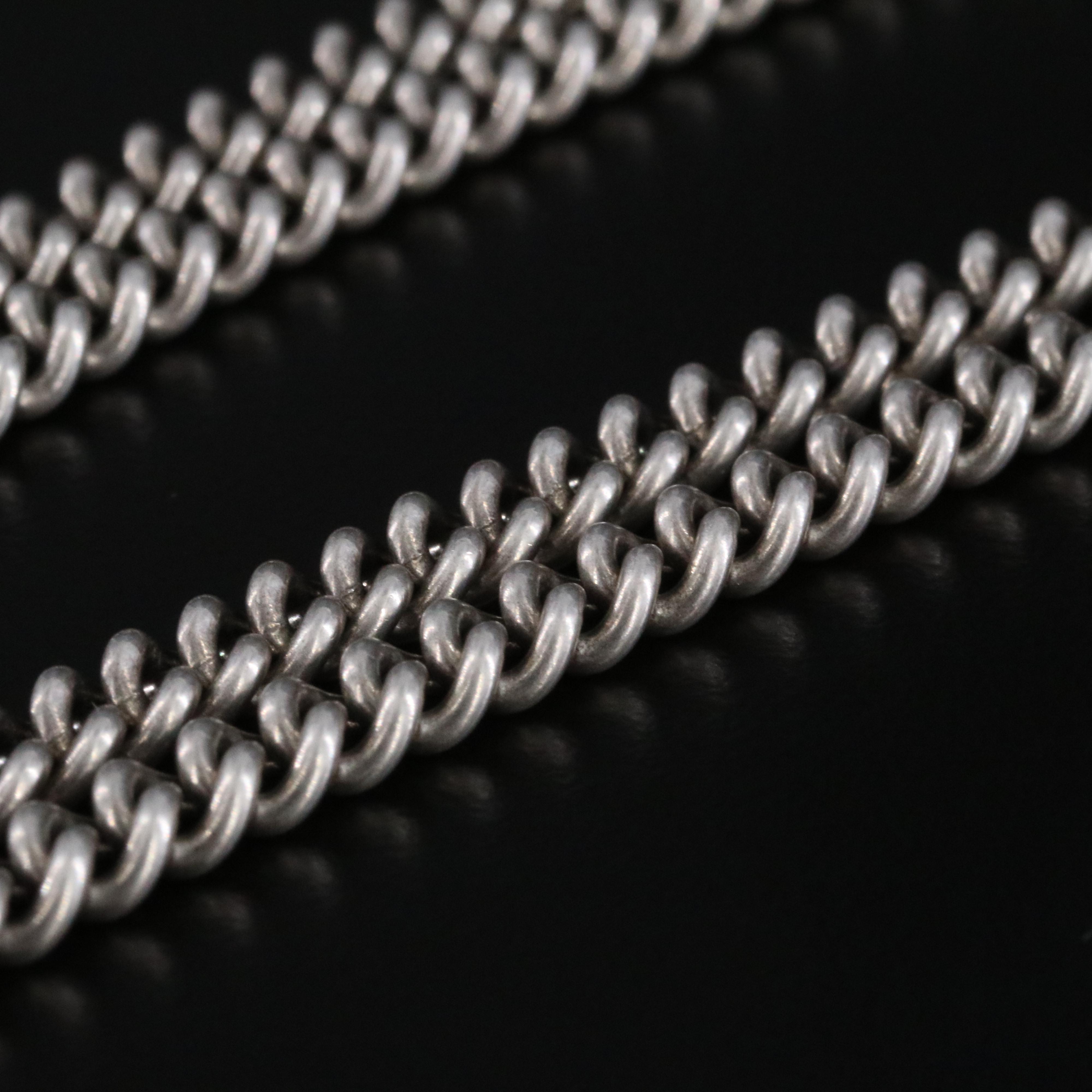 Sterling Tanzanite and Iolite Sautoir Necklace Attributed to Sheryl Lowe