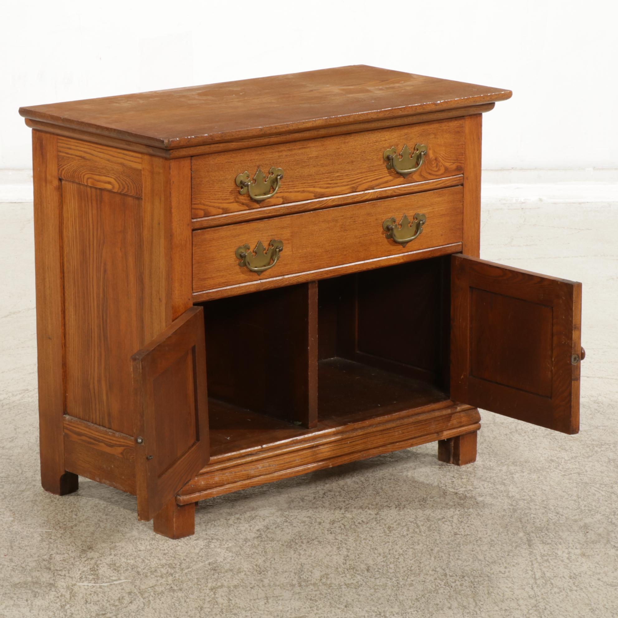 Oak Cabinet, Early 20th Century