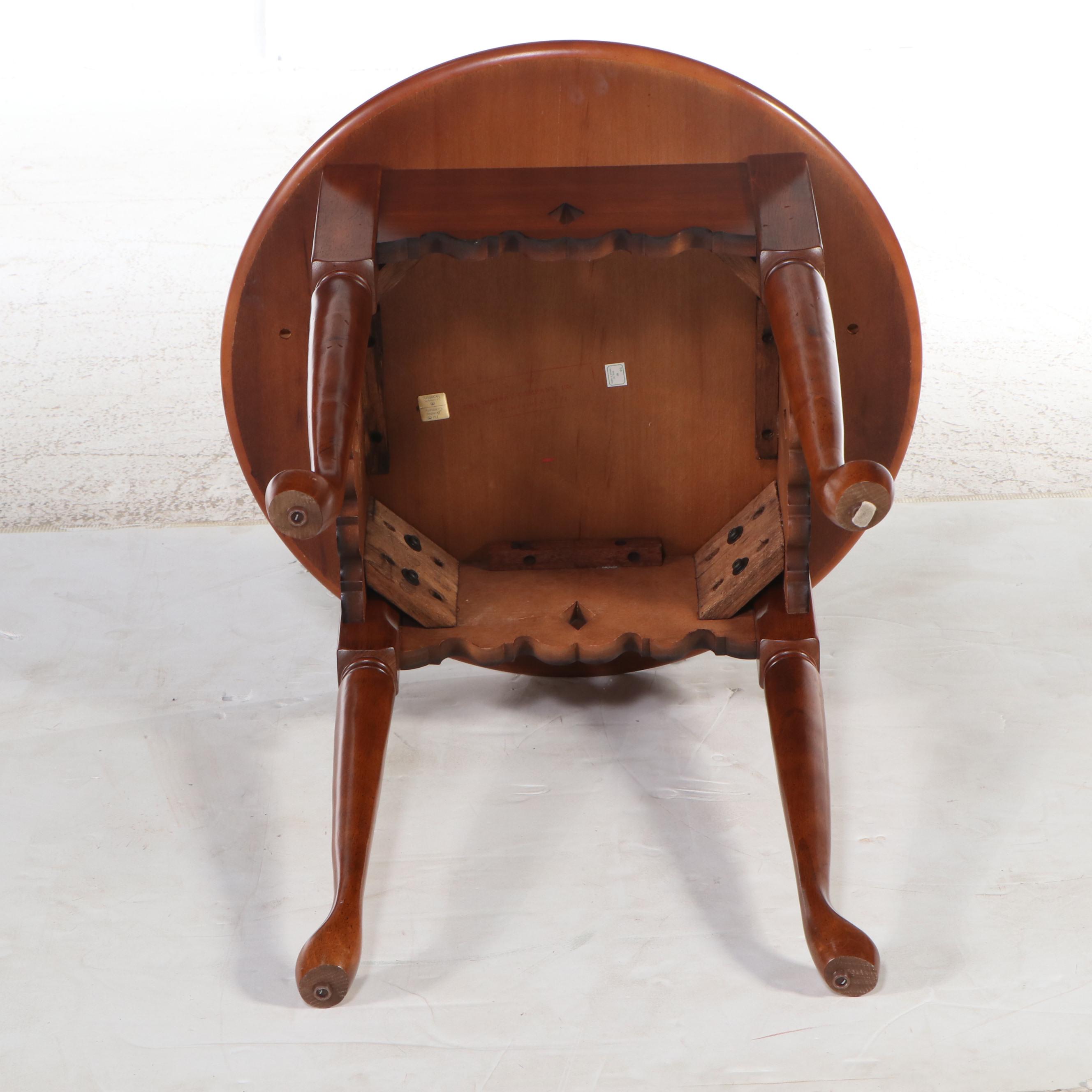 The Bombay Company Queen Anne Style Cherry Side Table