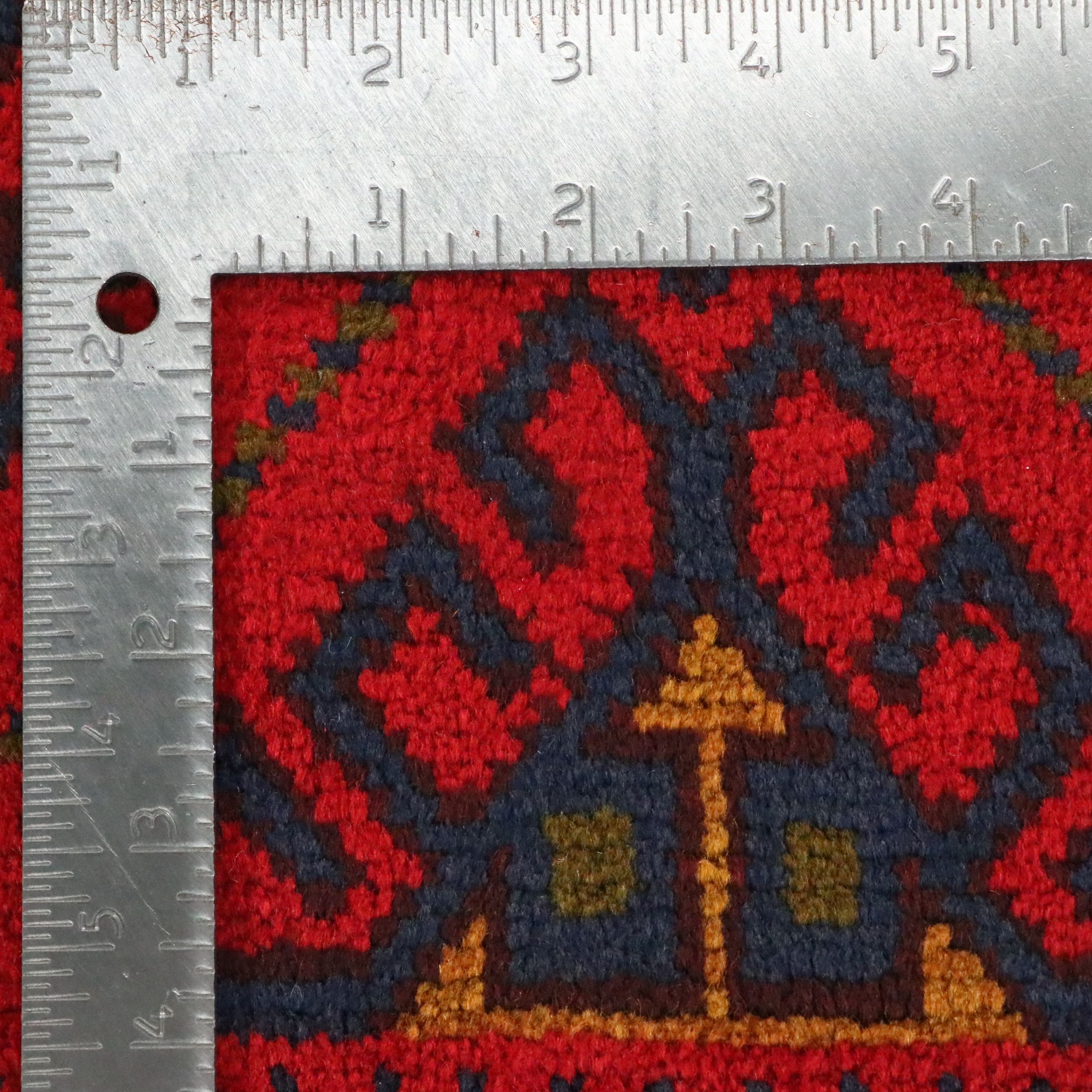 Handmade Afghan Mixed Technique Saddle Bag