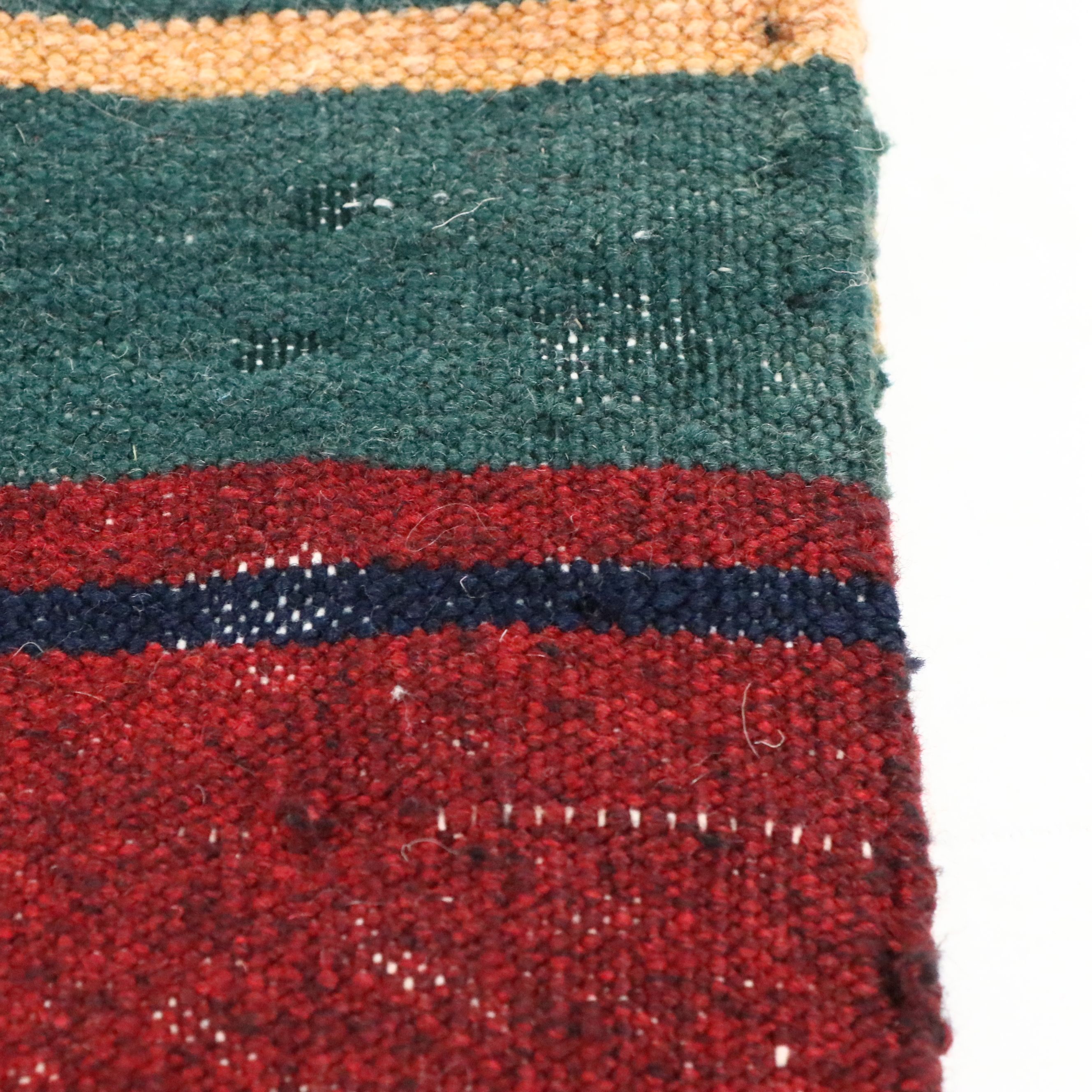 Handmade Afghan Mixed Technique Saddle Bag