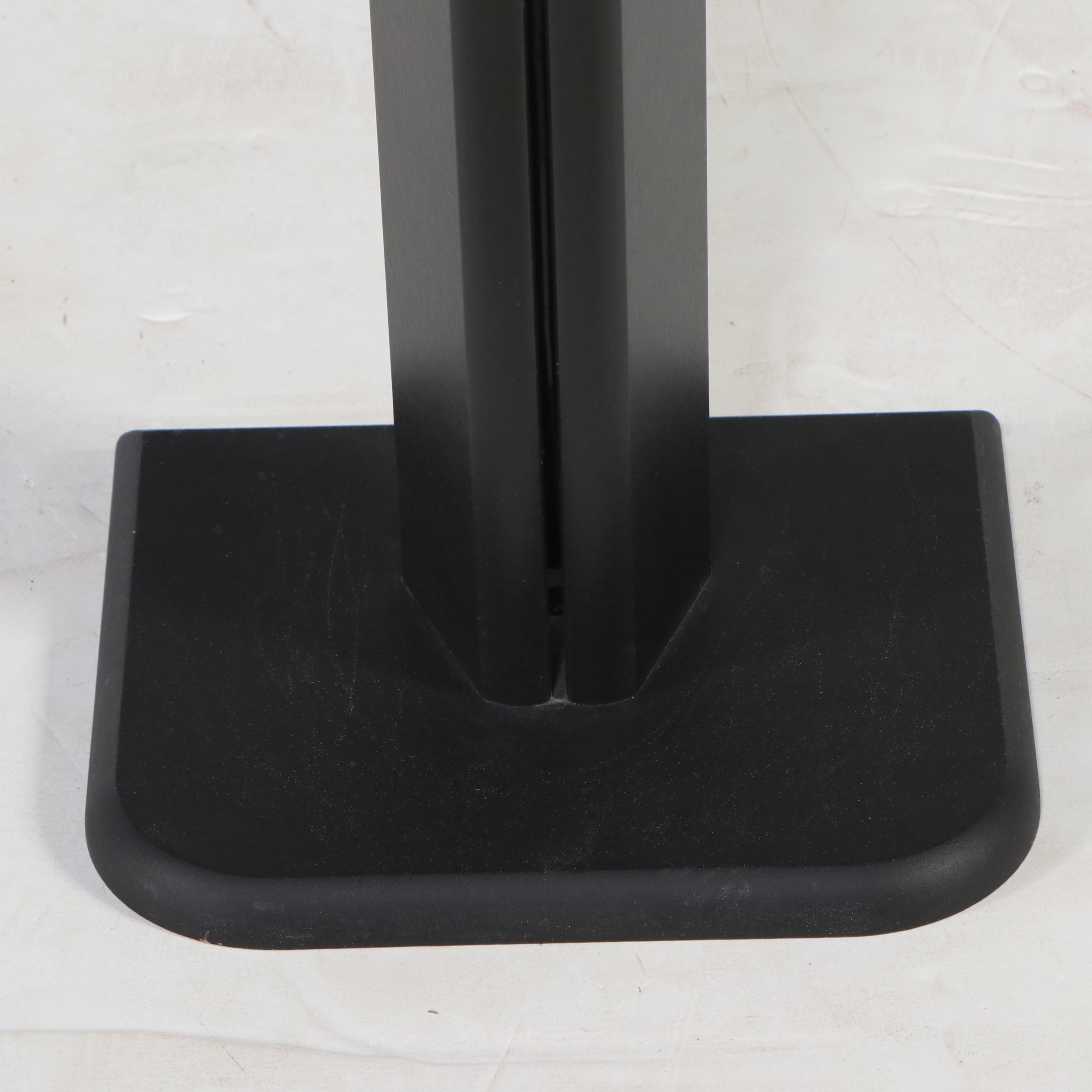 Black Painted Wood Stand