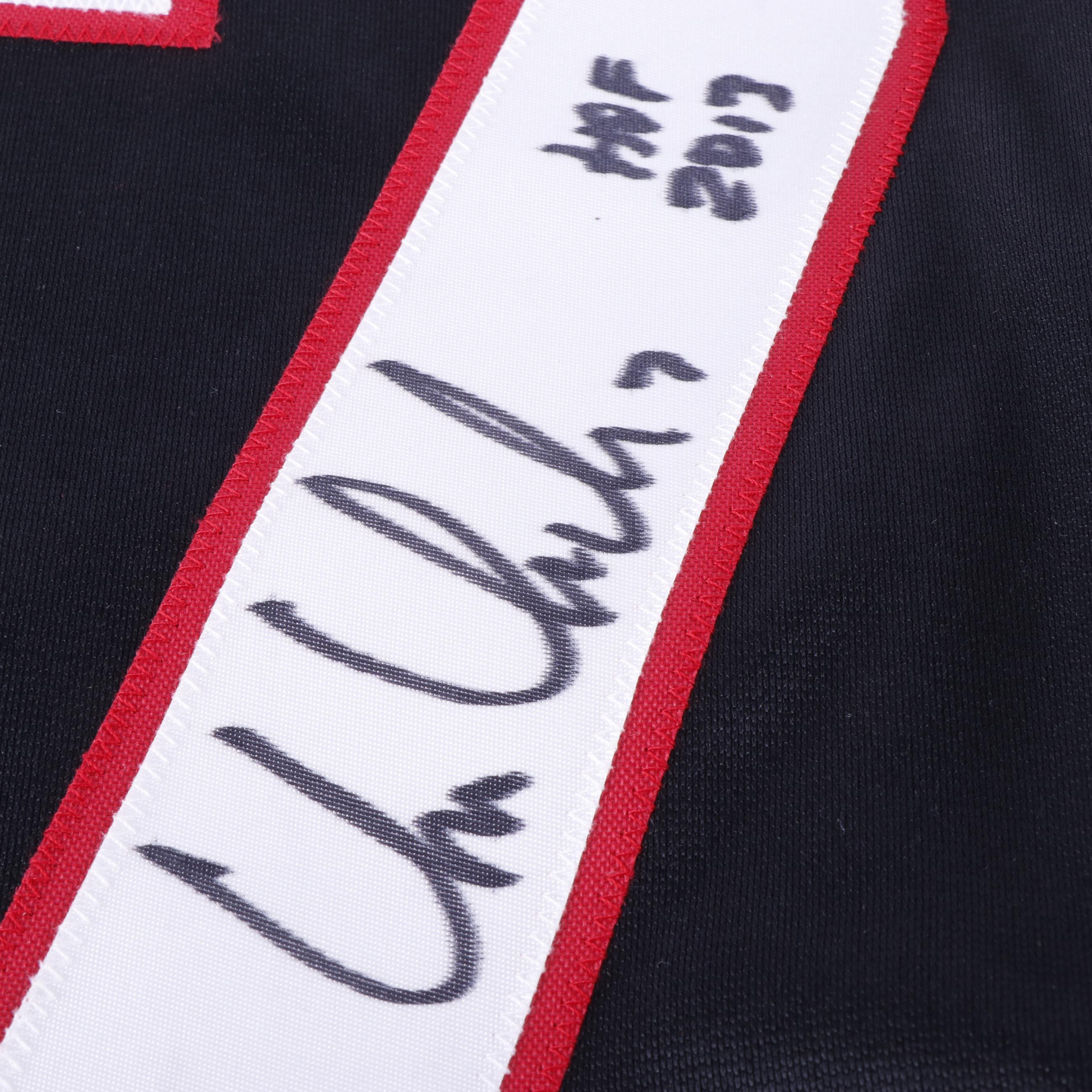 Chris Chelios Signed “HOF 2013” Chicago Blackhawks Hockey Jersey, Beckett