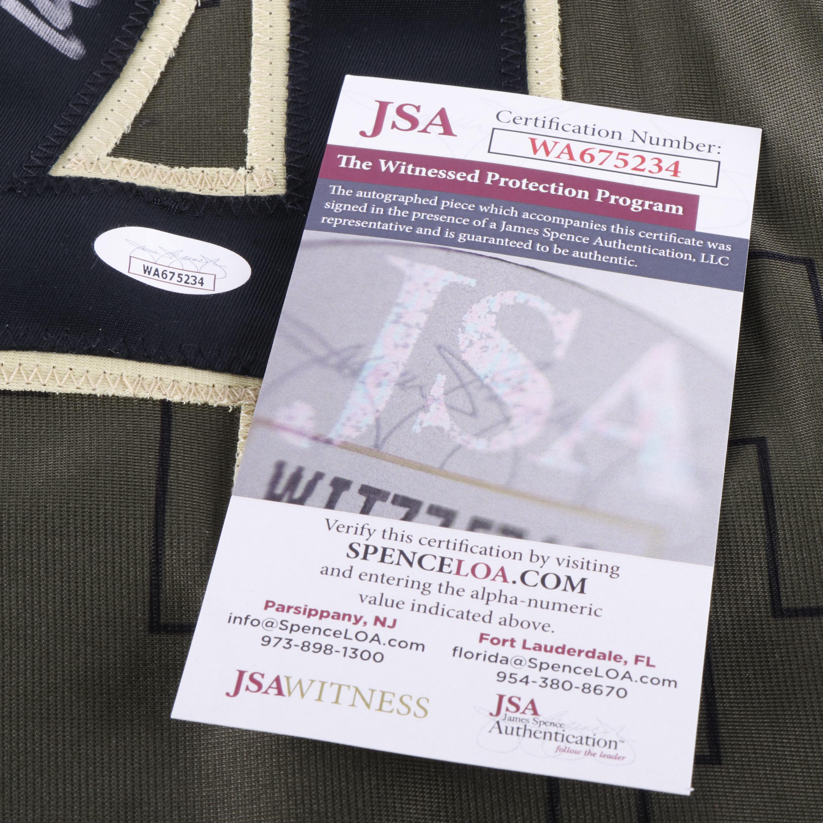 Ken Anderson Signed Football Jersey, JSA