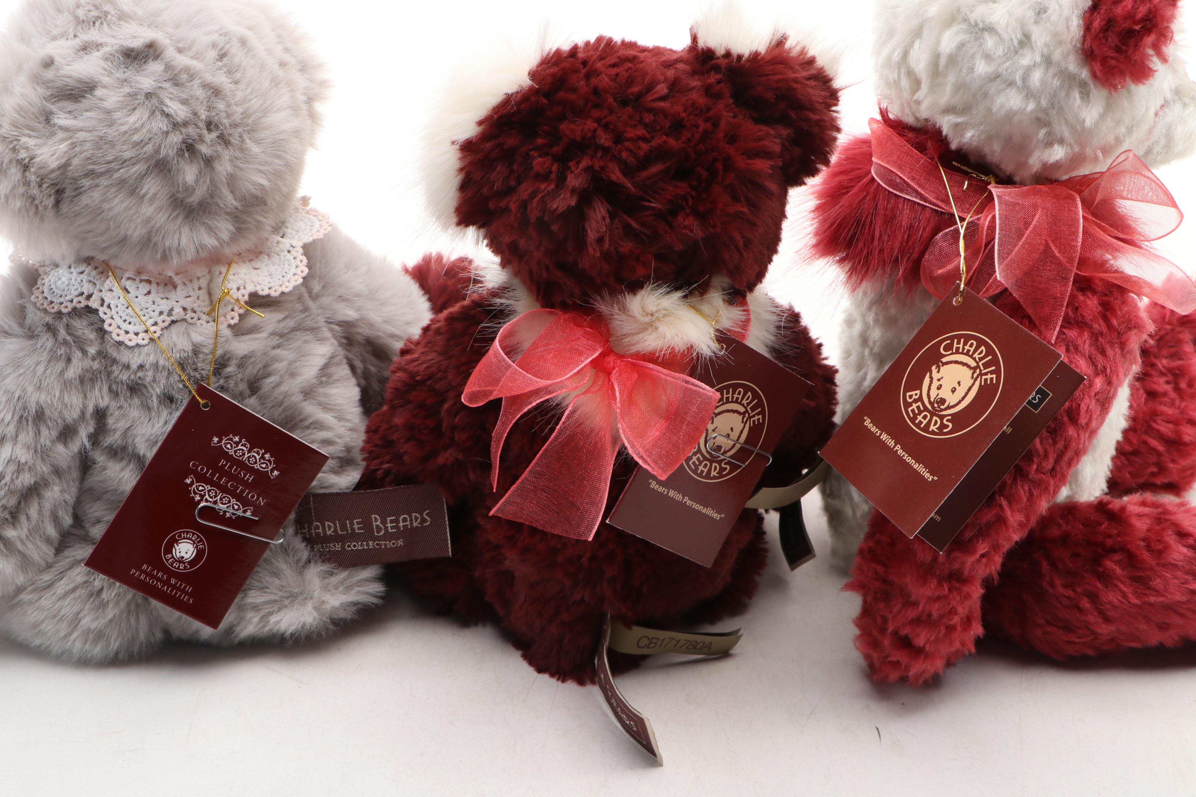 Charlie Bear "Boynton," "Alison" and Other Teddy Bears