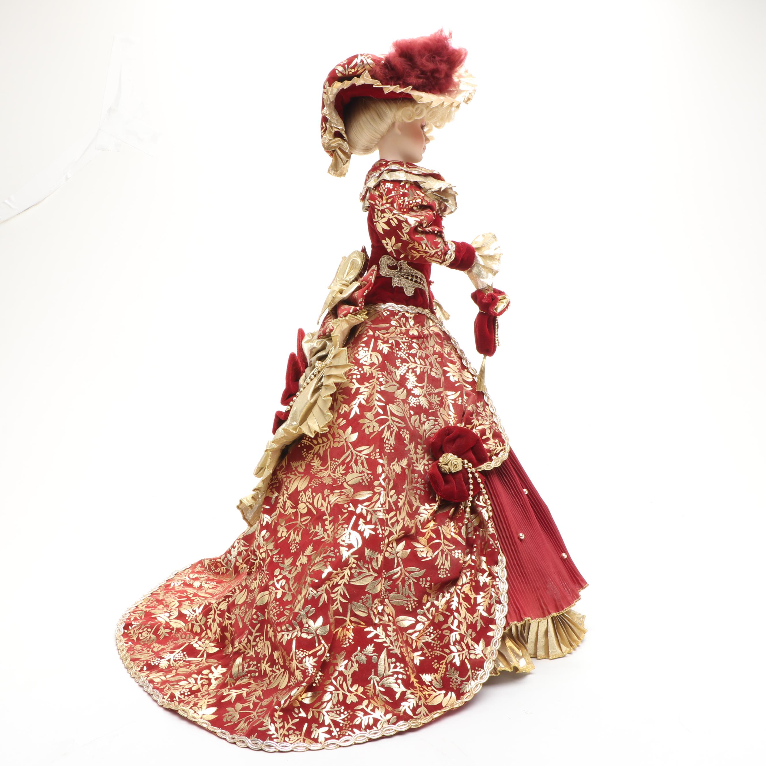 Franklin Heirloom "April in Paris" and Other Gibson Girl Doll, Late 20th Century