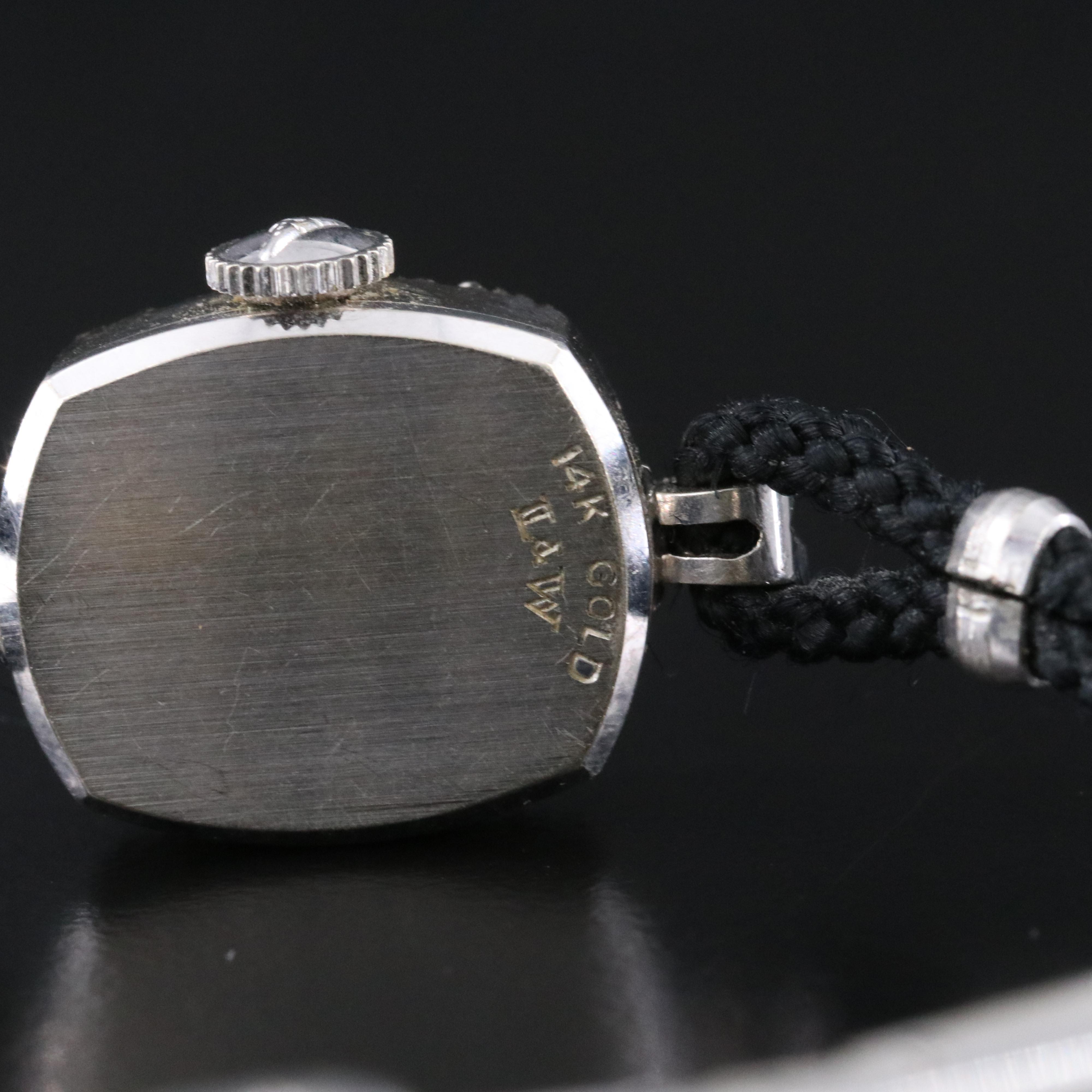 Longines Diamond & 14K Gold Vintage Watch