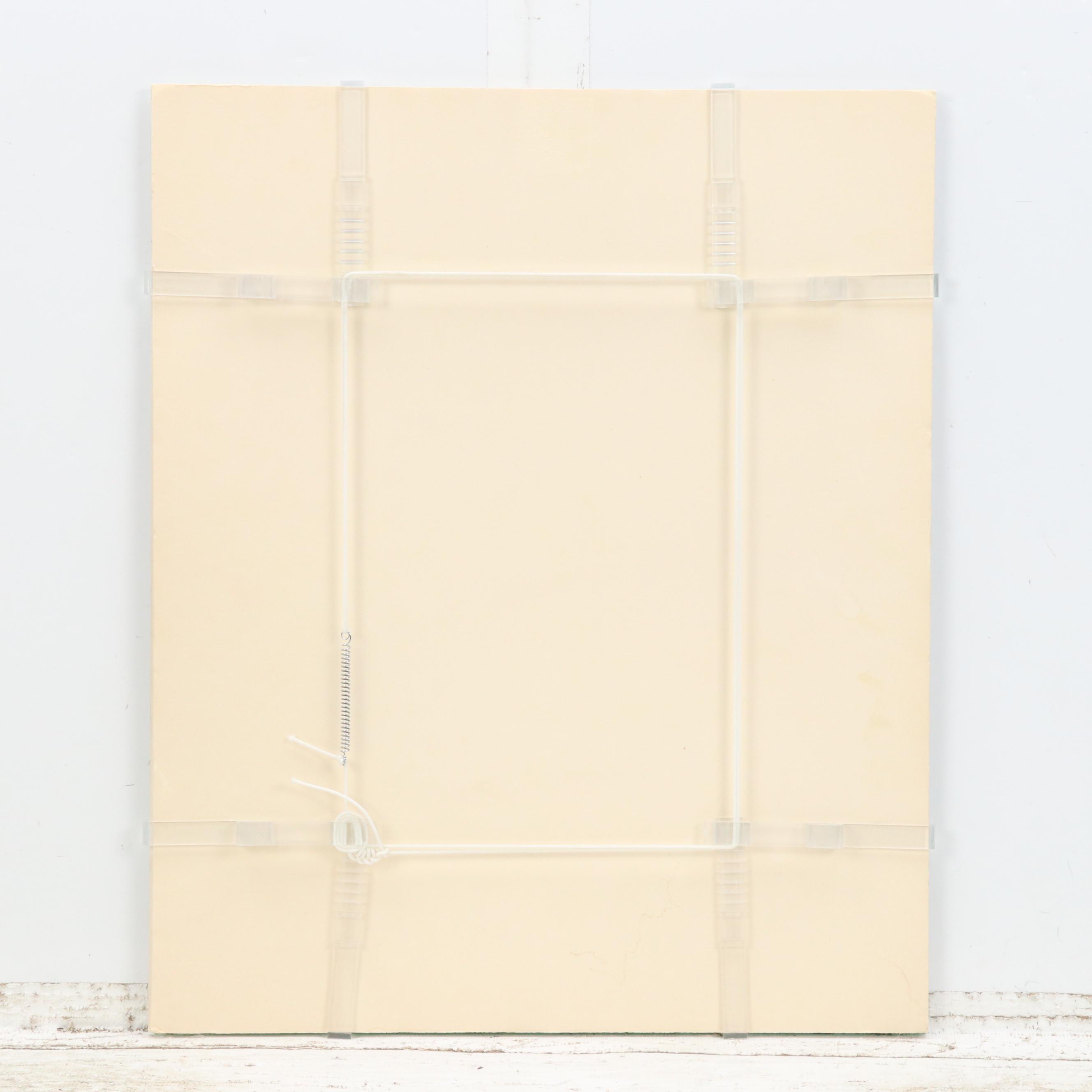 Etching by E.T. Hurley of Cincinnati's Mount Adams Incline, Early 20th C.