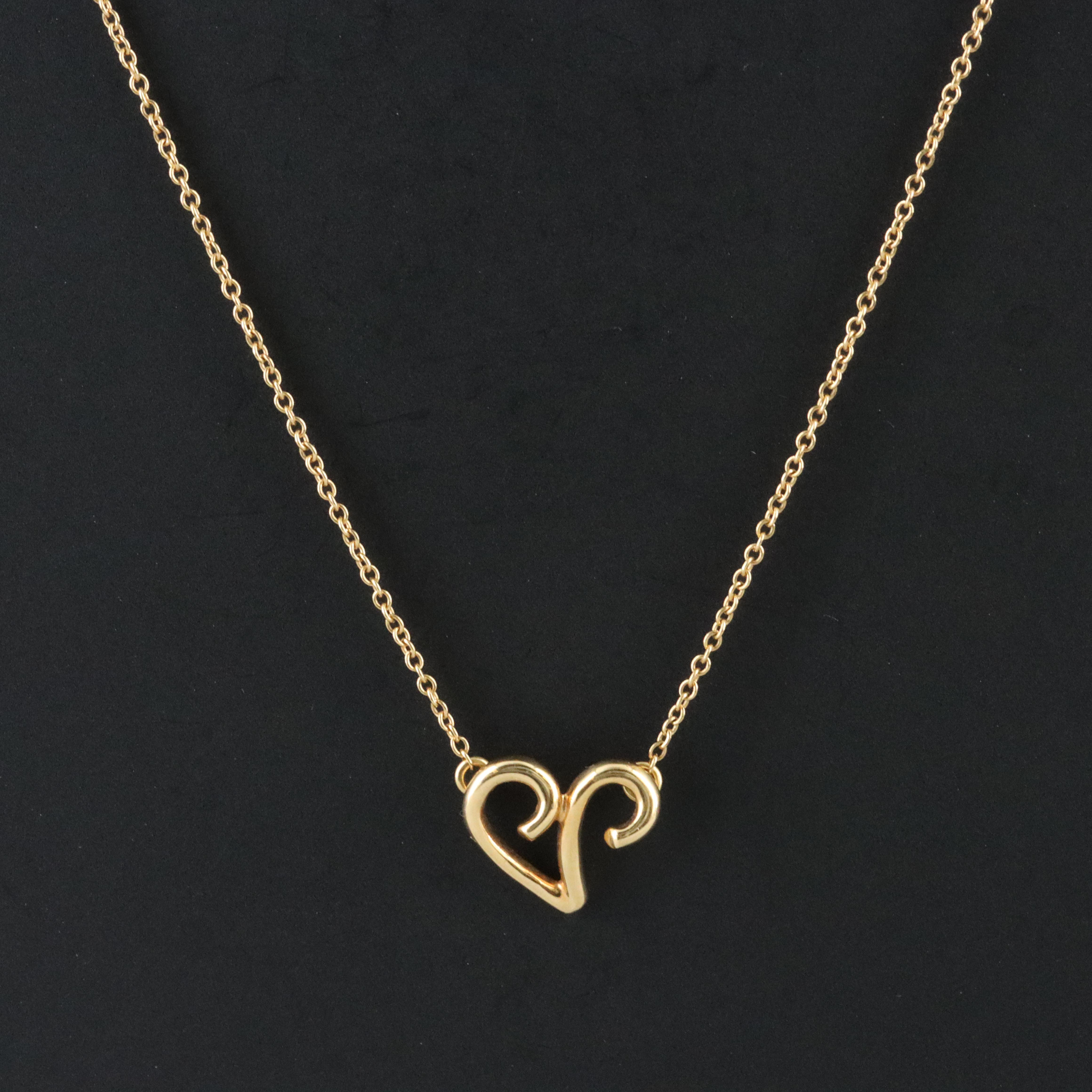 Paloma Picasso for Tiffany & Co. 18K Aries Small Zodiac Necklace