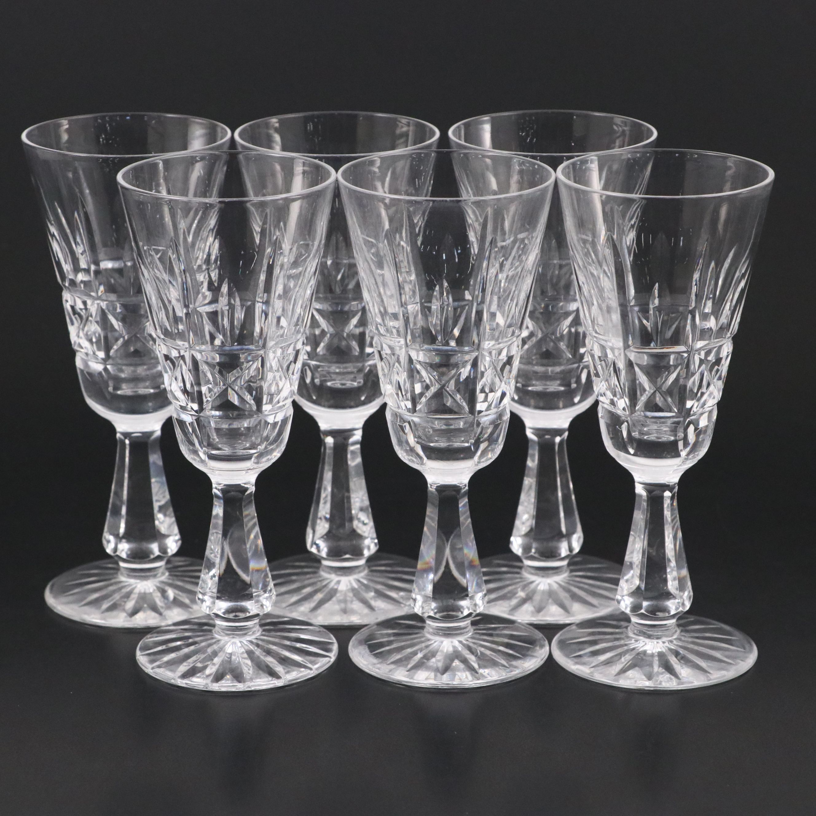 Waterford Crystal "Kylemore" Sherry Glasses, 1966-2017