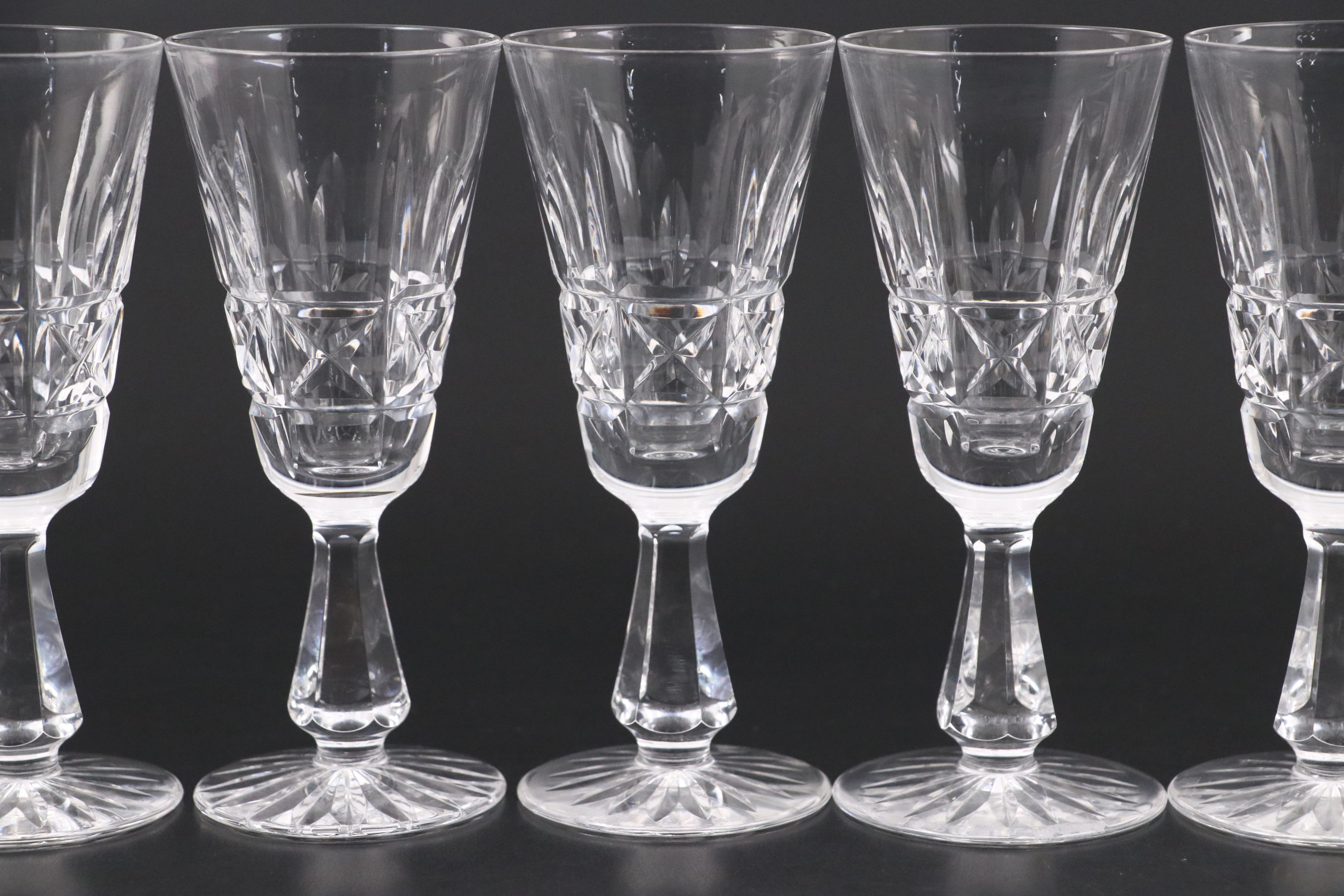 Waterford Crystal "Kylemore" Sherry Glasses, 1966-2017