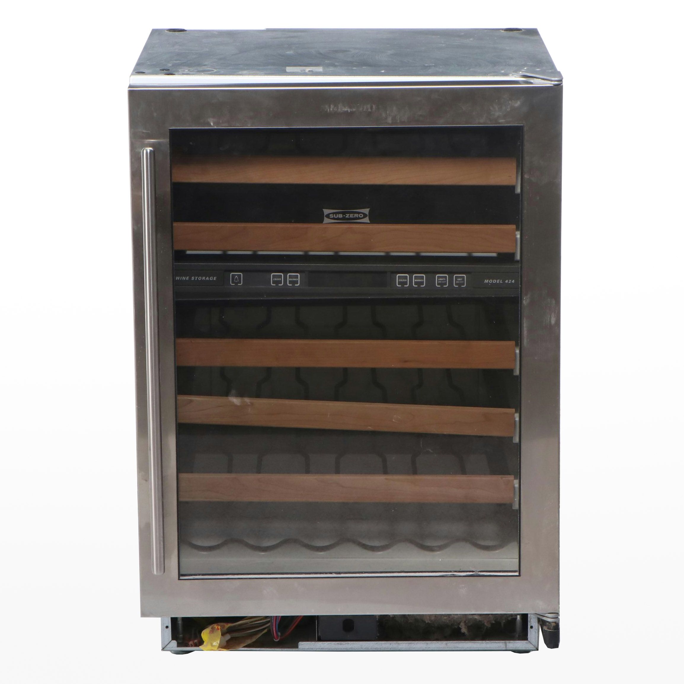 Sub-Zero Stainless Steel Model 424 Undercounter Wine Chiller