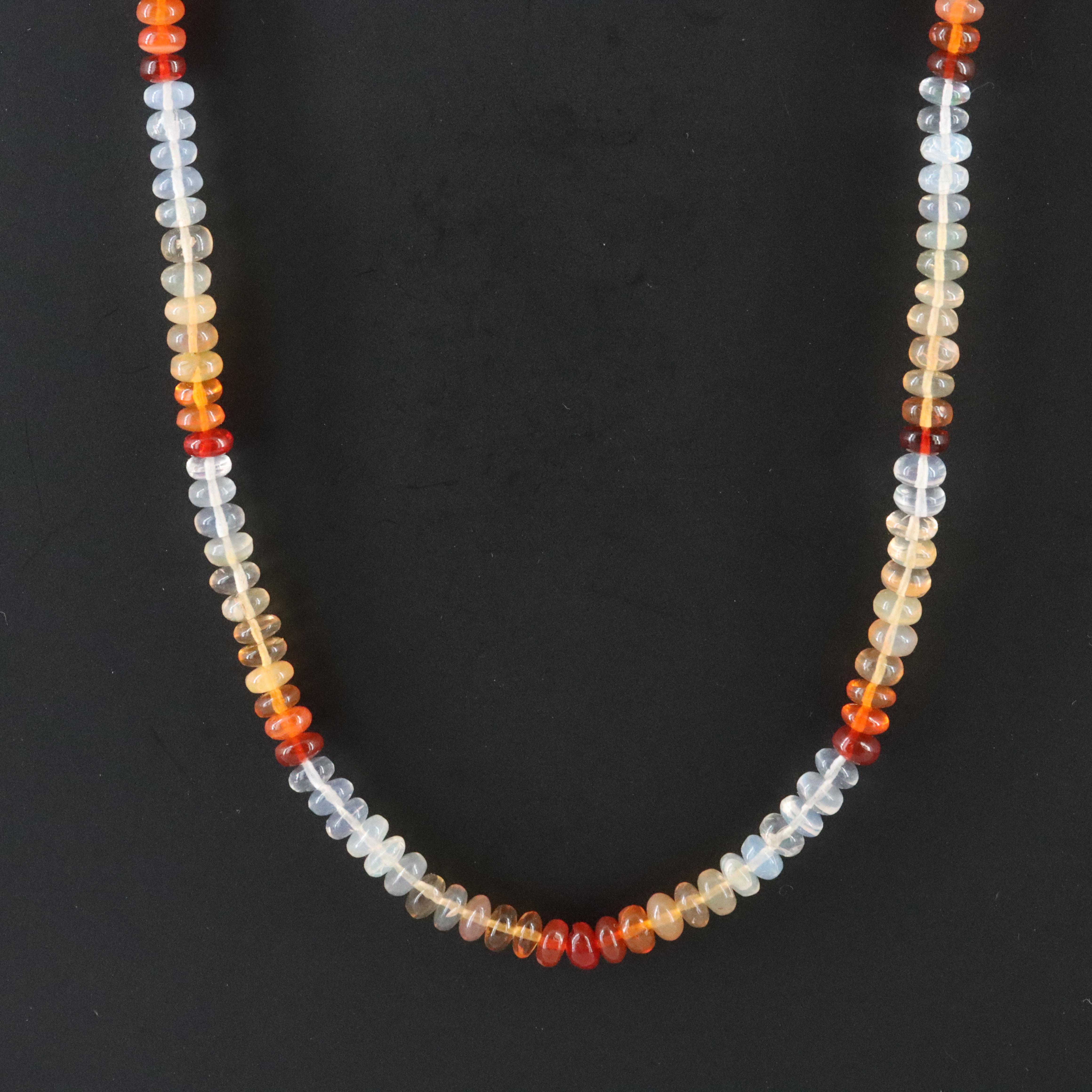 Sterling Opal Necklace