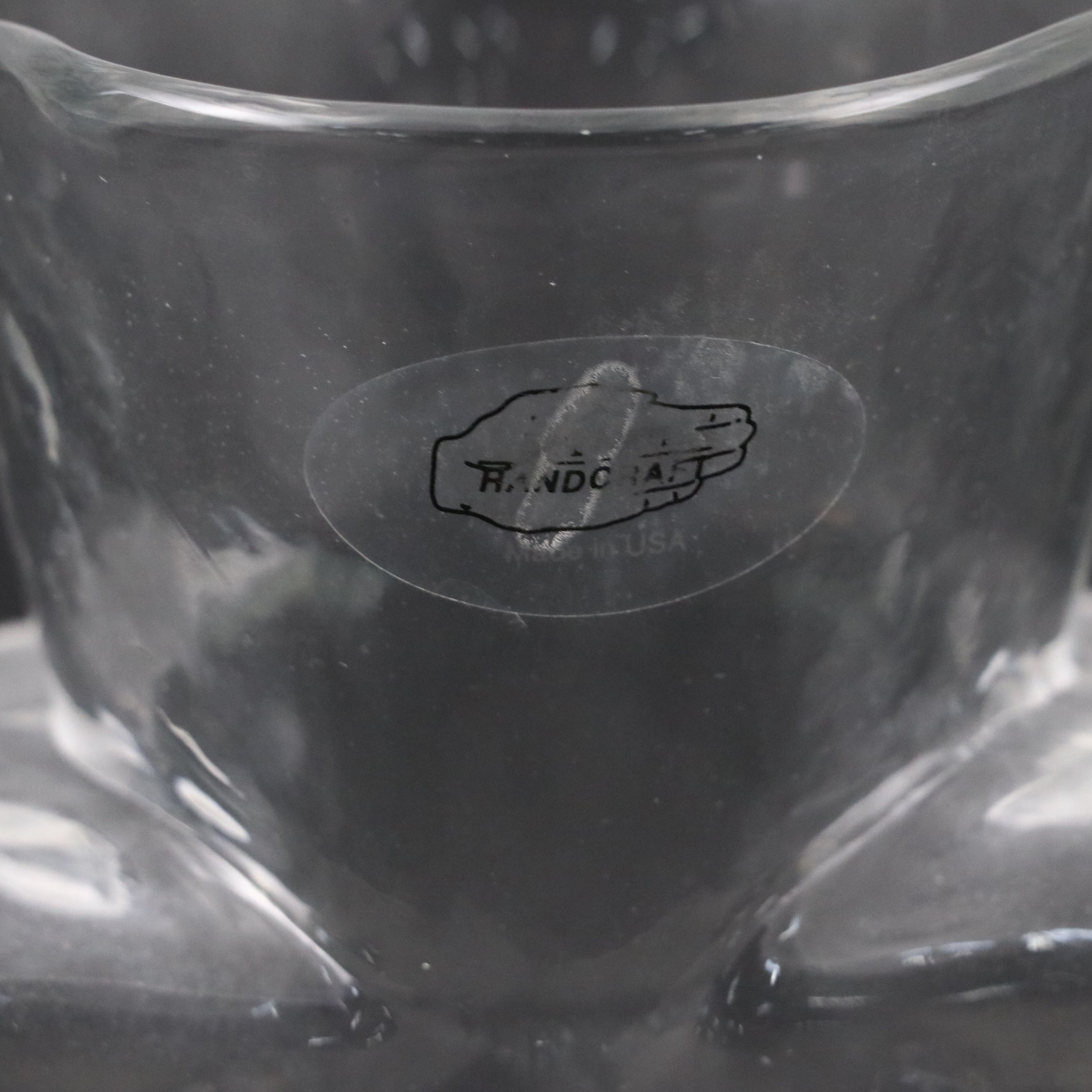 Blenko Clear Glass Water Pitcher