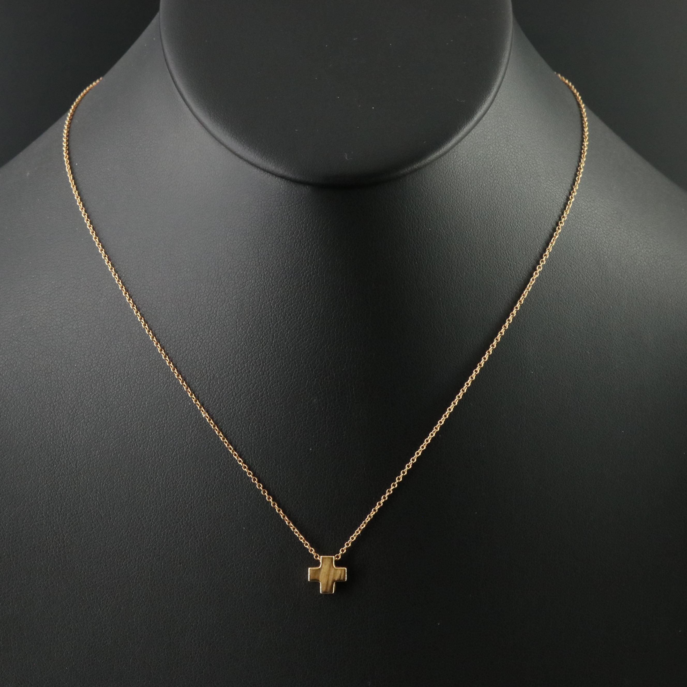 Tiffany & Co. 18K Cruciform Cross Necklace