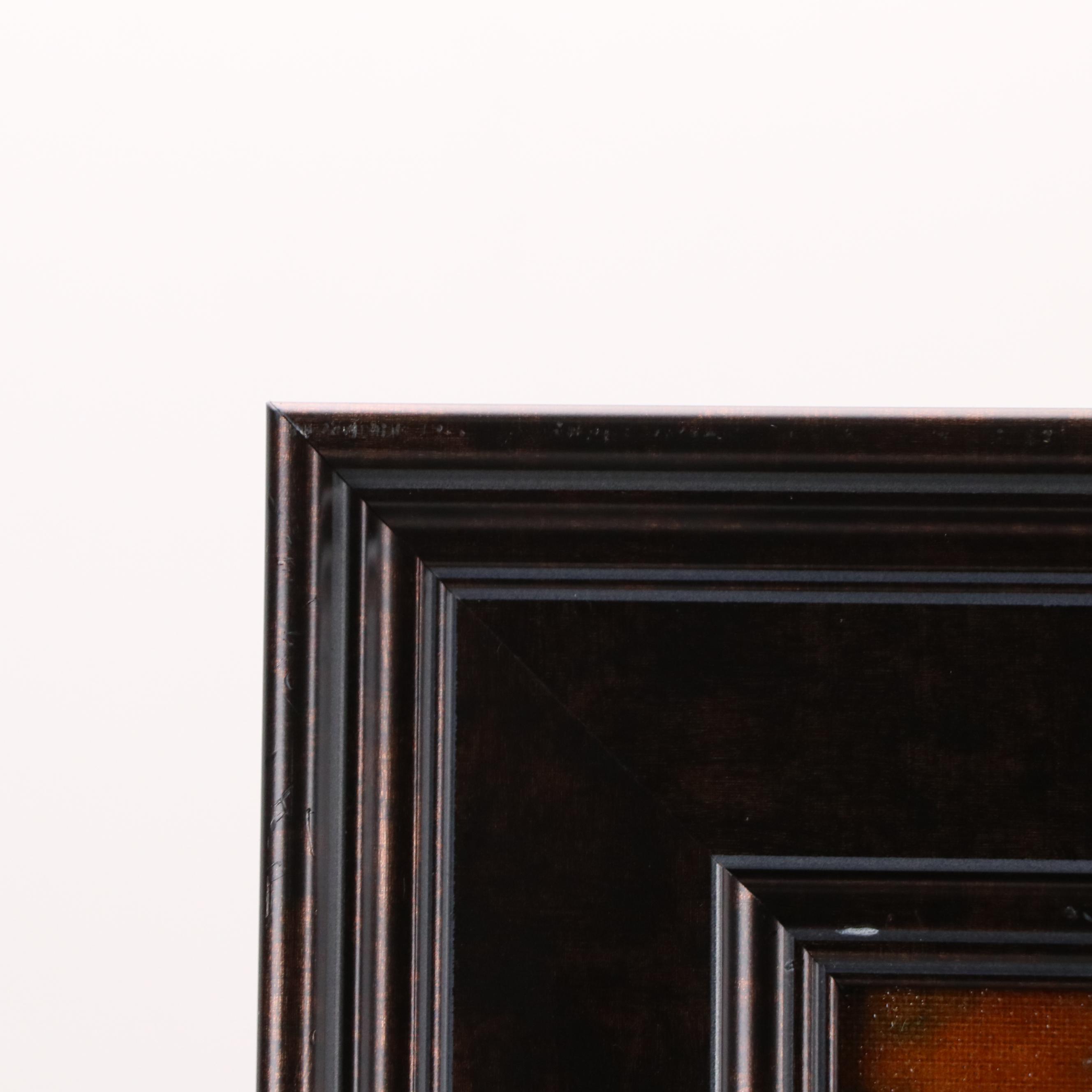 Giclée on Canvas Board Boston Terrier as Leader