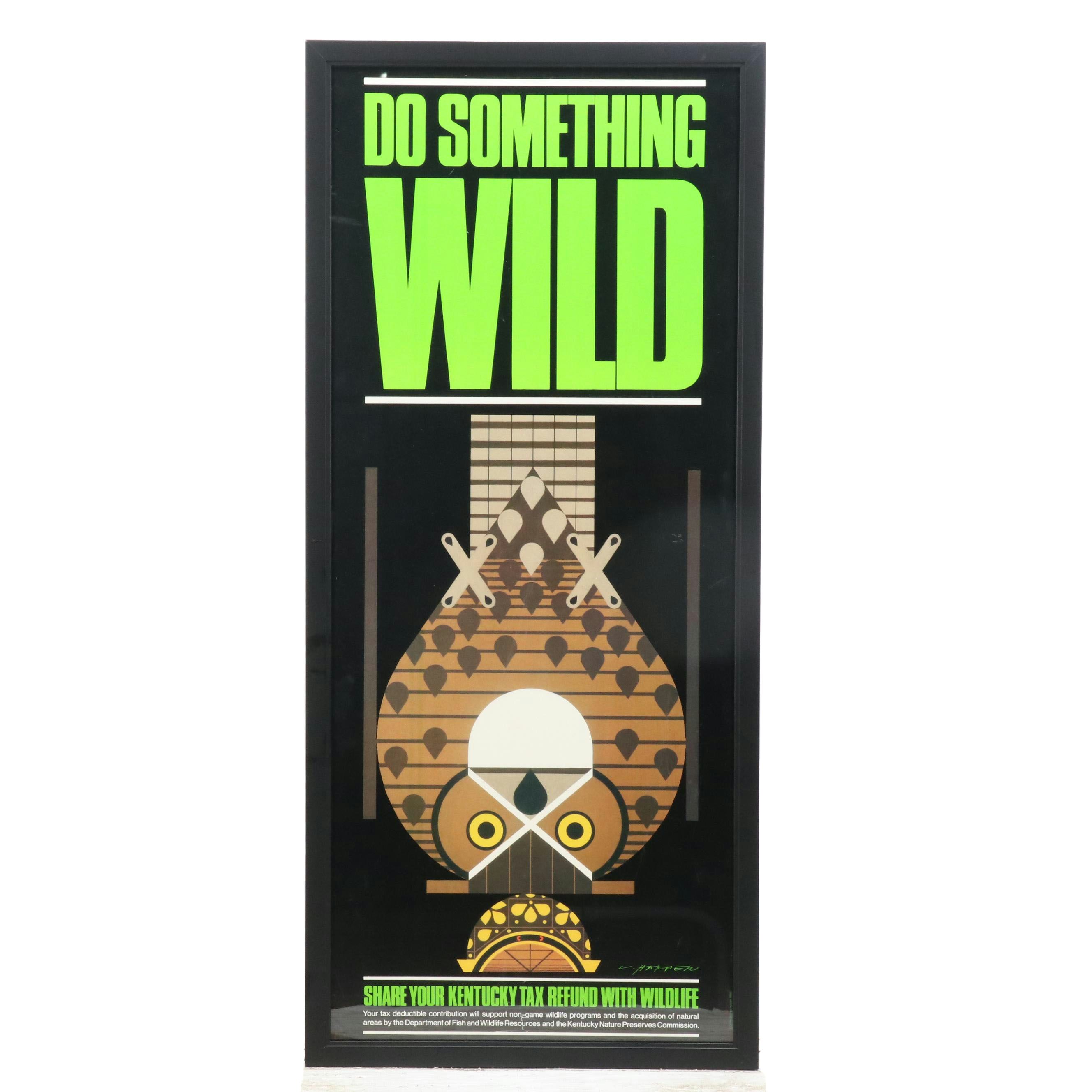 "Do Something Wild" Poster After Charley Harper