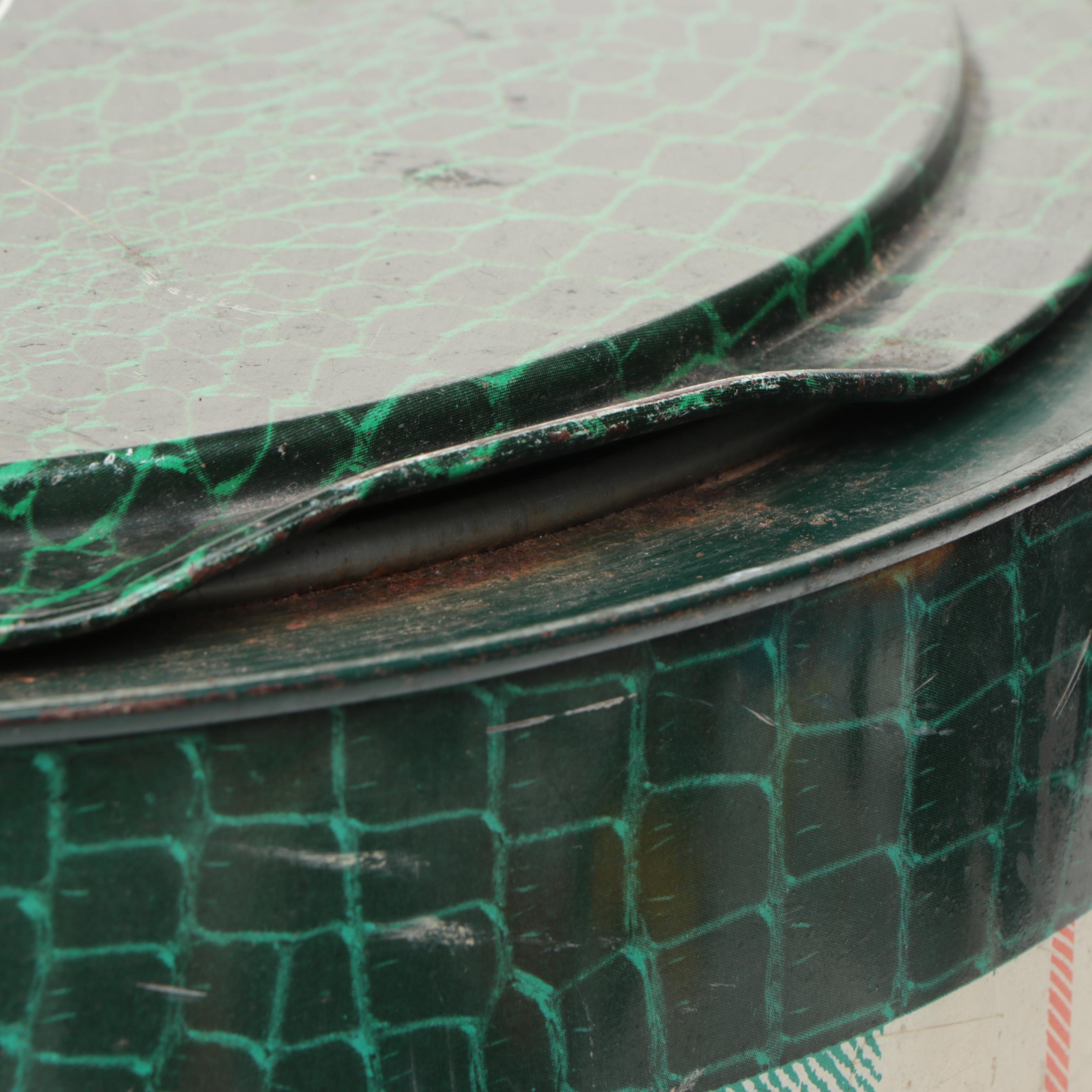 Tam O' Shanter Toter Insulated Metal Cooler with Handle