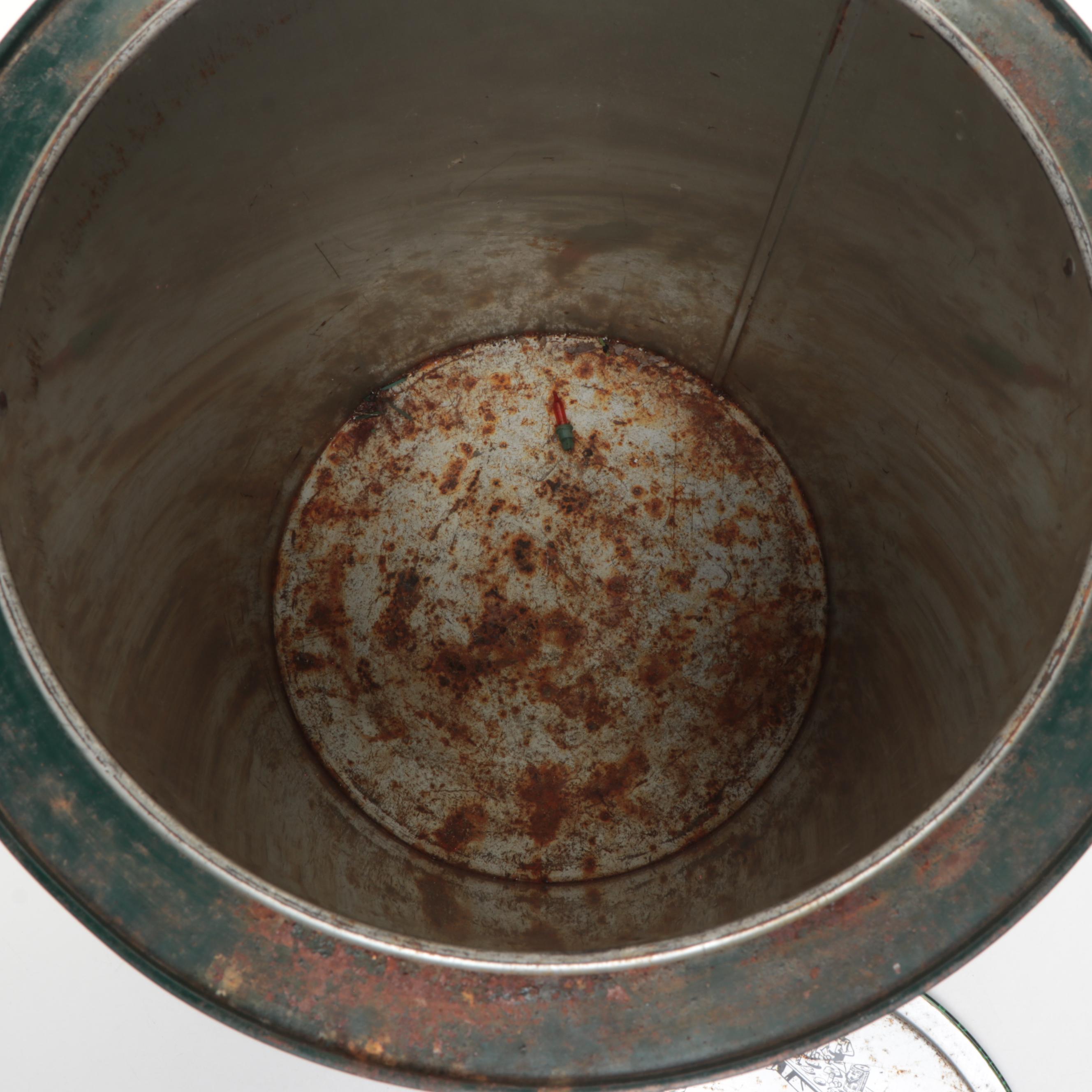 Tam O' Shanter Toter Insulated Metal Cooler with Handle