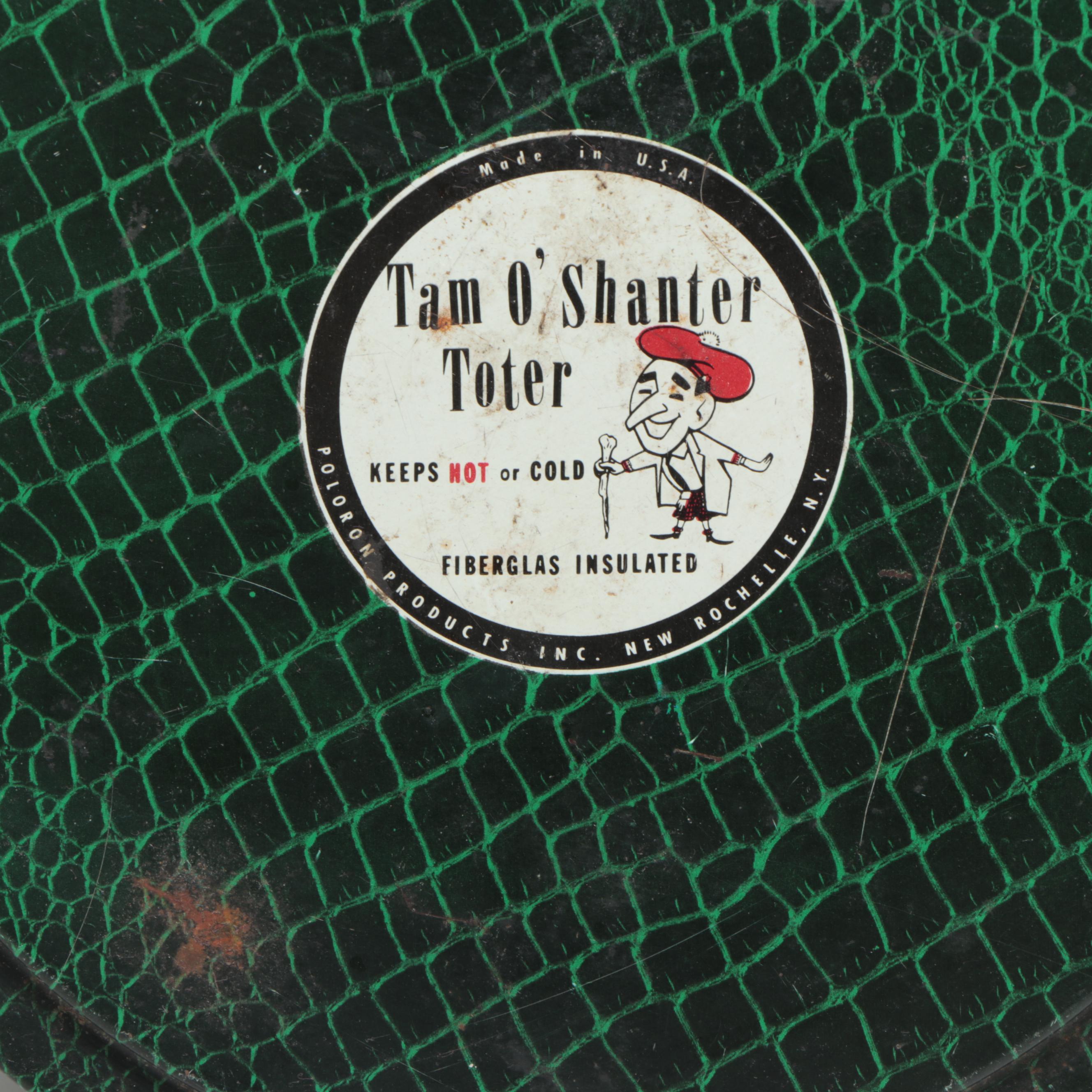 Tam O' Shanter Toter Insulated Metal Cooler with Handle