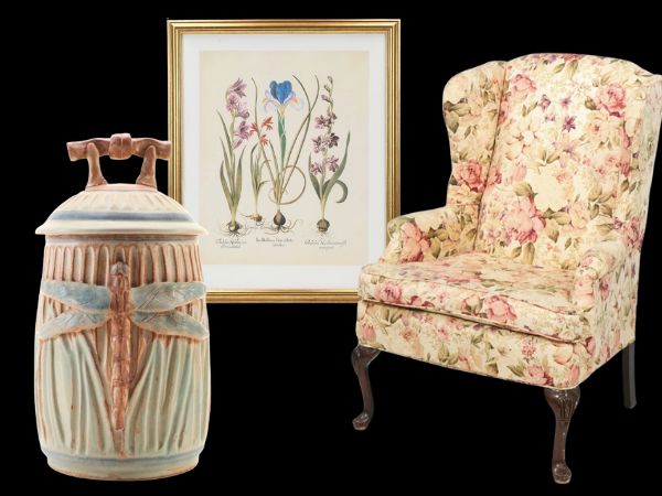 Curated Traditional Home Furnishings: Generous Collection of Dick Overman Handcrafted Stoneware